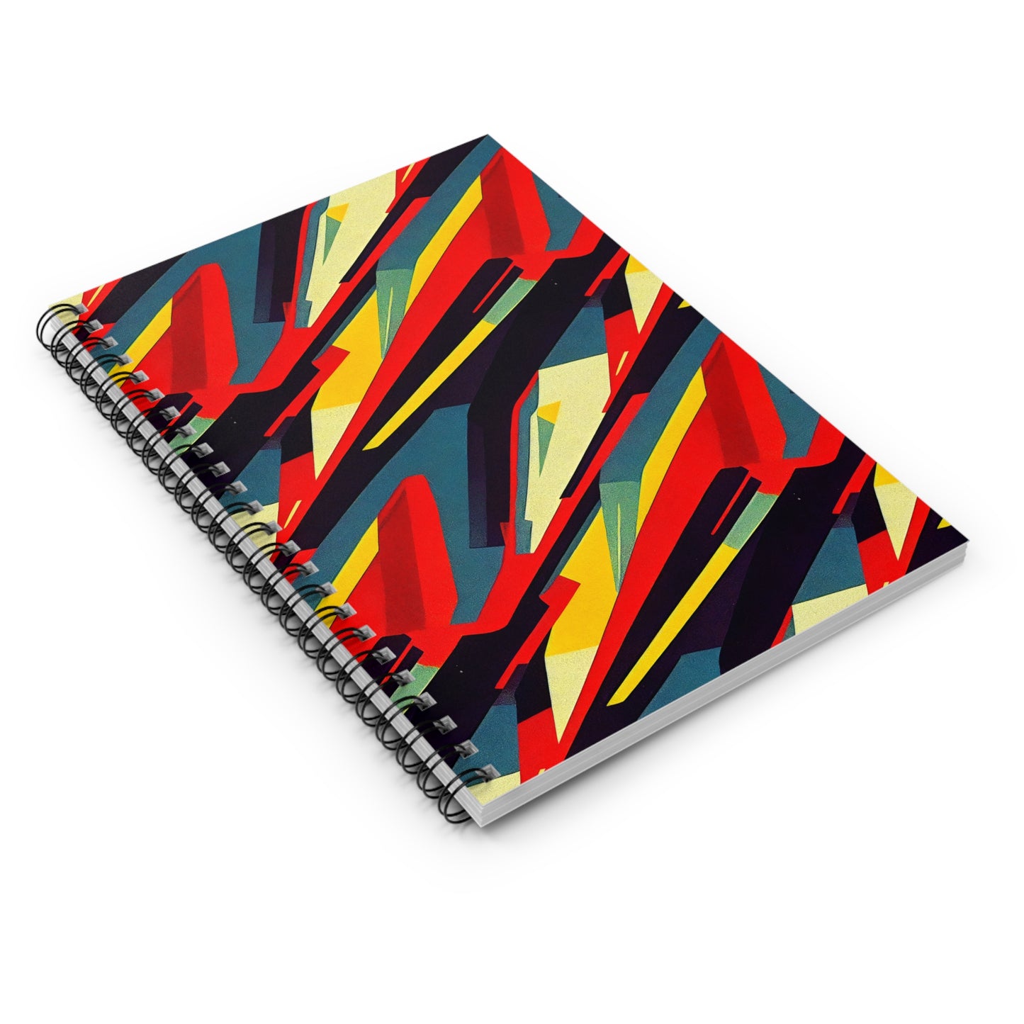 Spiral Notebook with Ruled Line - Pulp Galaxy Abstract