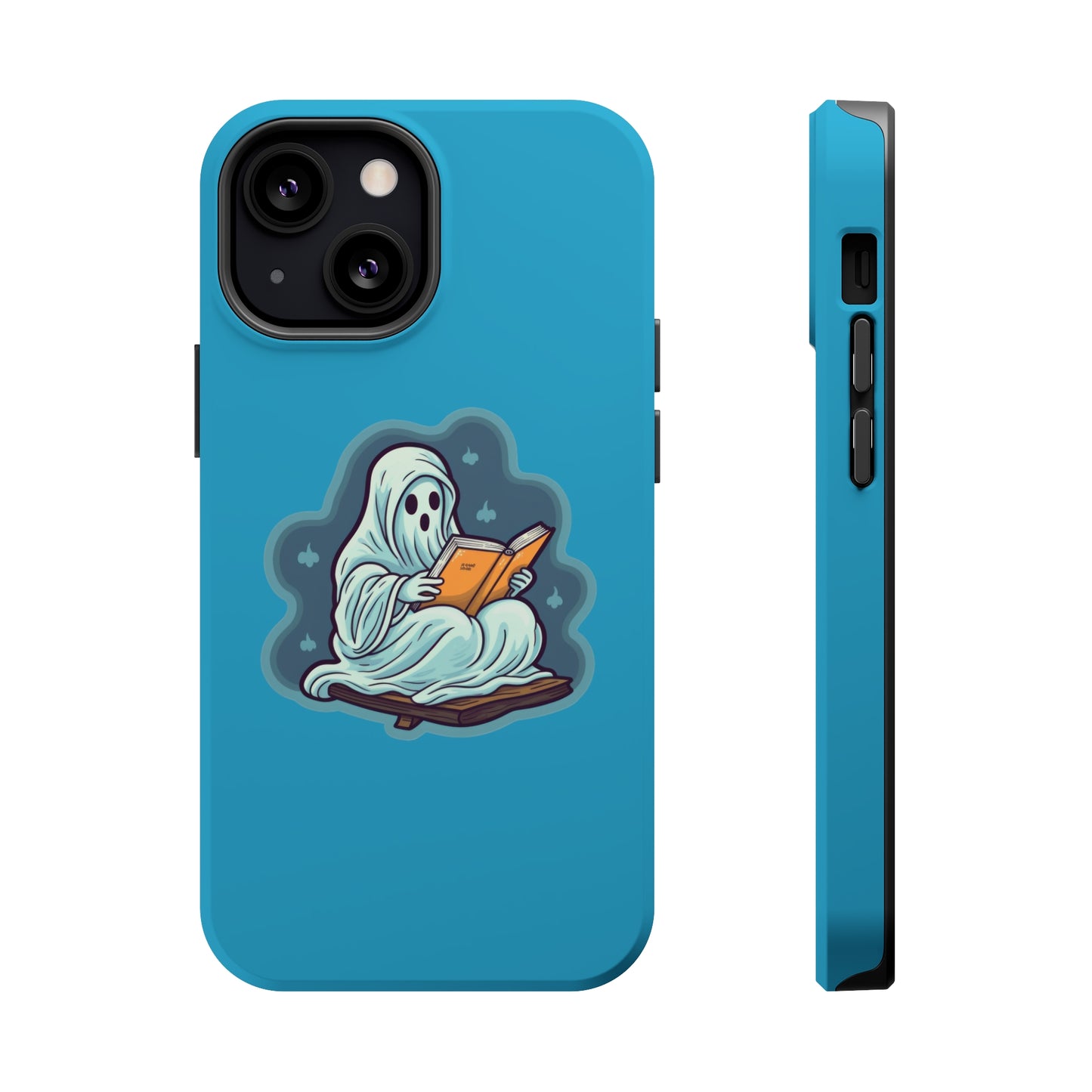 Bookish Ghost Phone Case, Halloween Literary iPhone Case, Teacher's Halloween Present, Librarian Themed Phone Case, Spooky Ghost iPhone Case