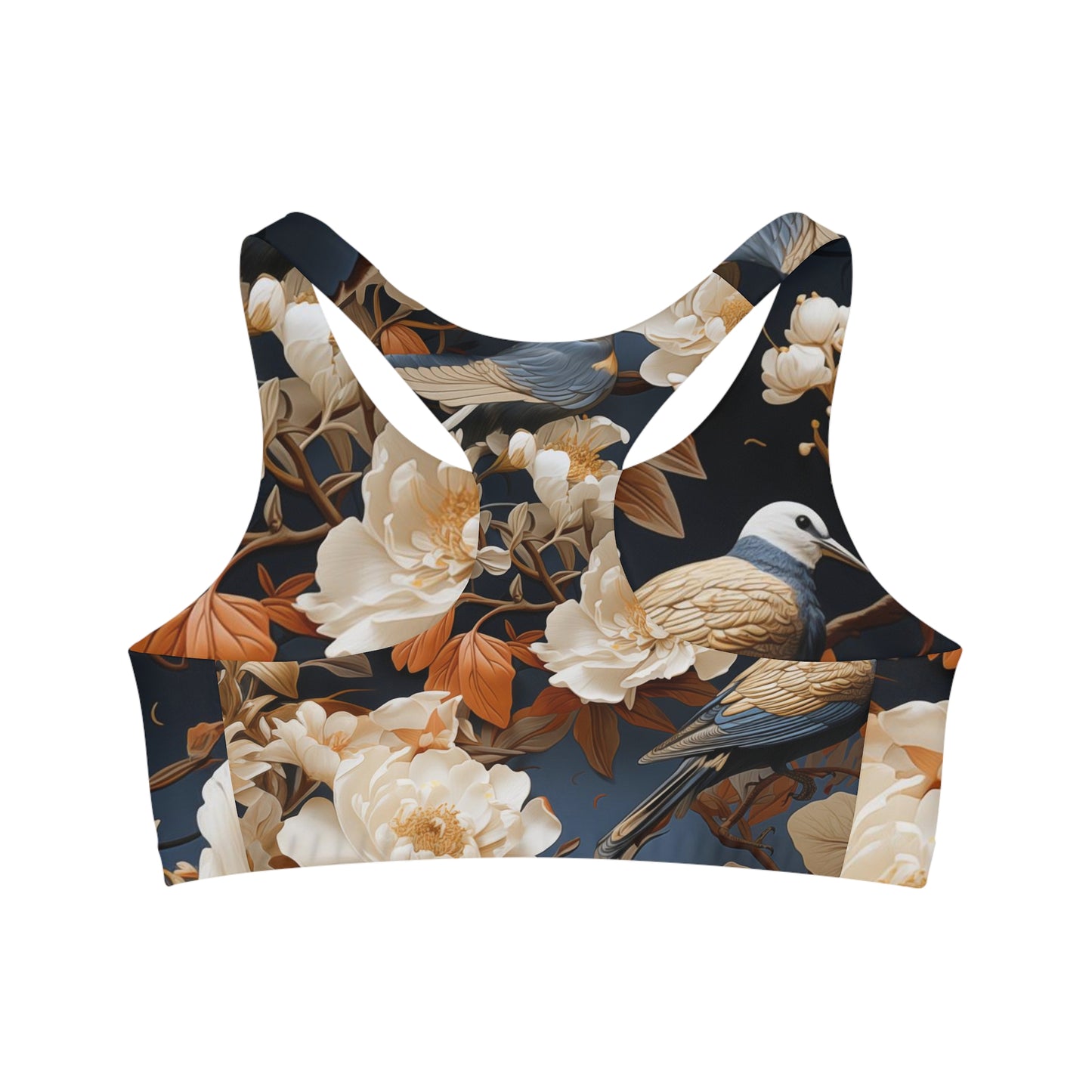 Sports Bra - Madalena Makarasana Chinoiserie