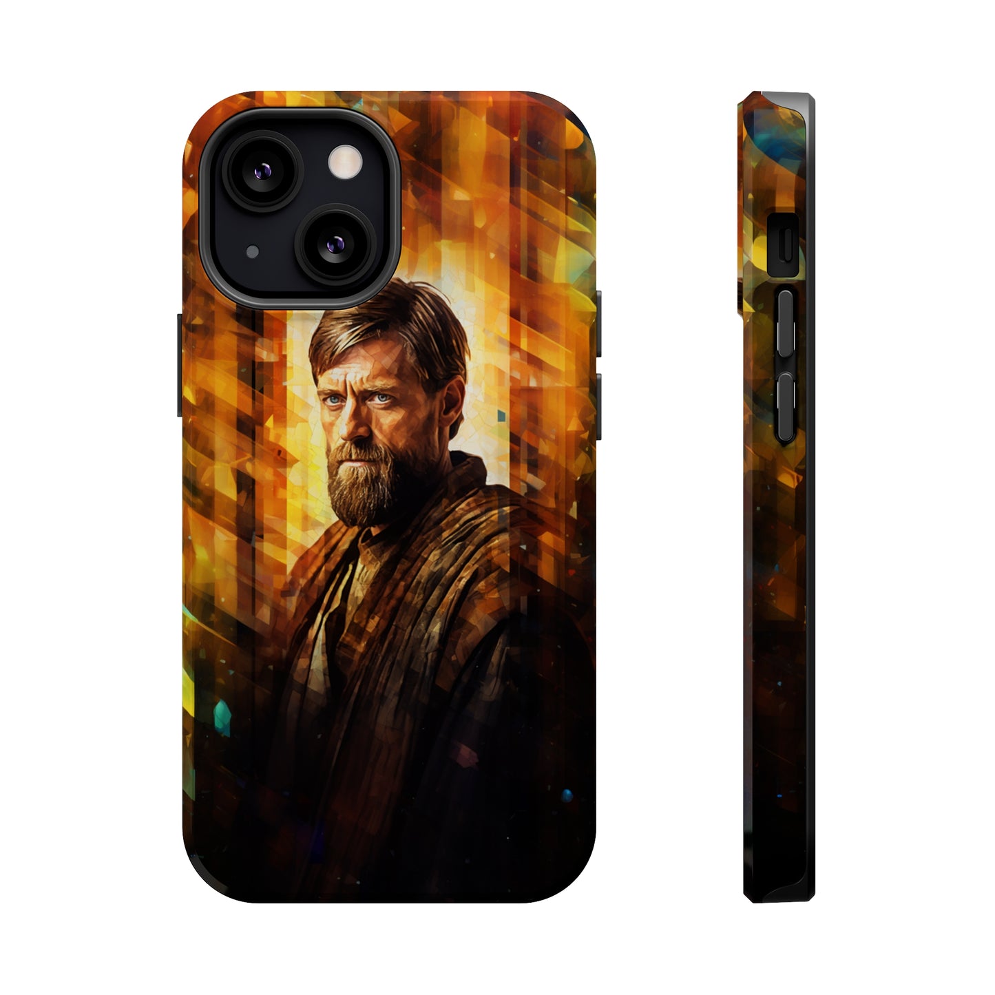 MagSafe Tough iPhone Case - Obi Wan Kenobi Abstract Expressionism