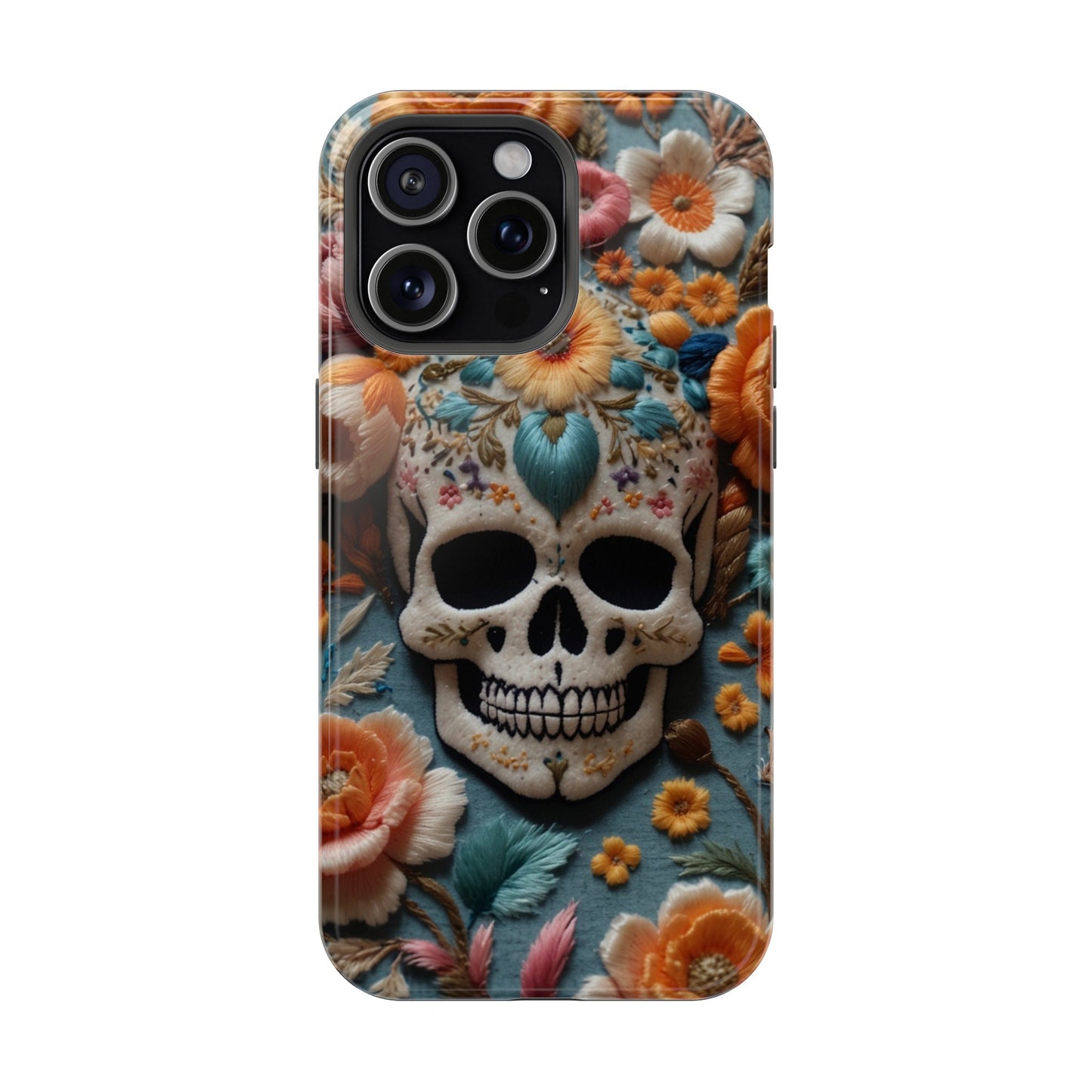 MagSafe Tough iPhone Case - "Embroidery Artistry"