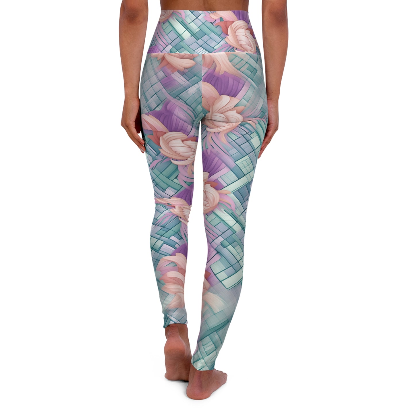 High Waisted Leggings - Cassian Madras