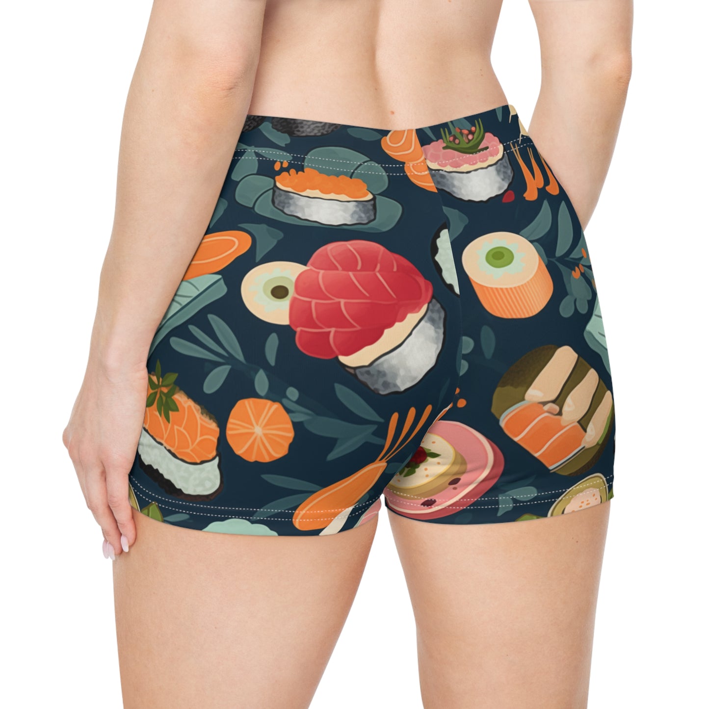 Workout Shorts - Regina Coyoacan Cute Sushi