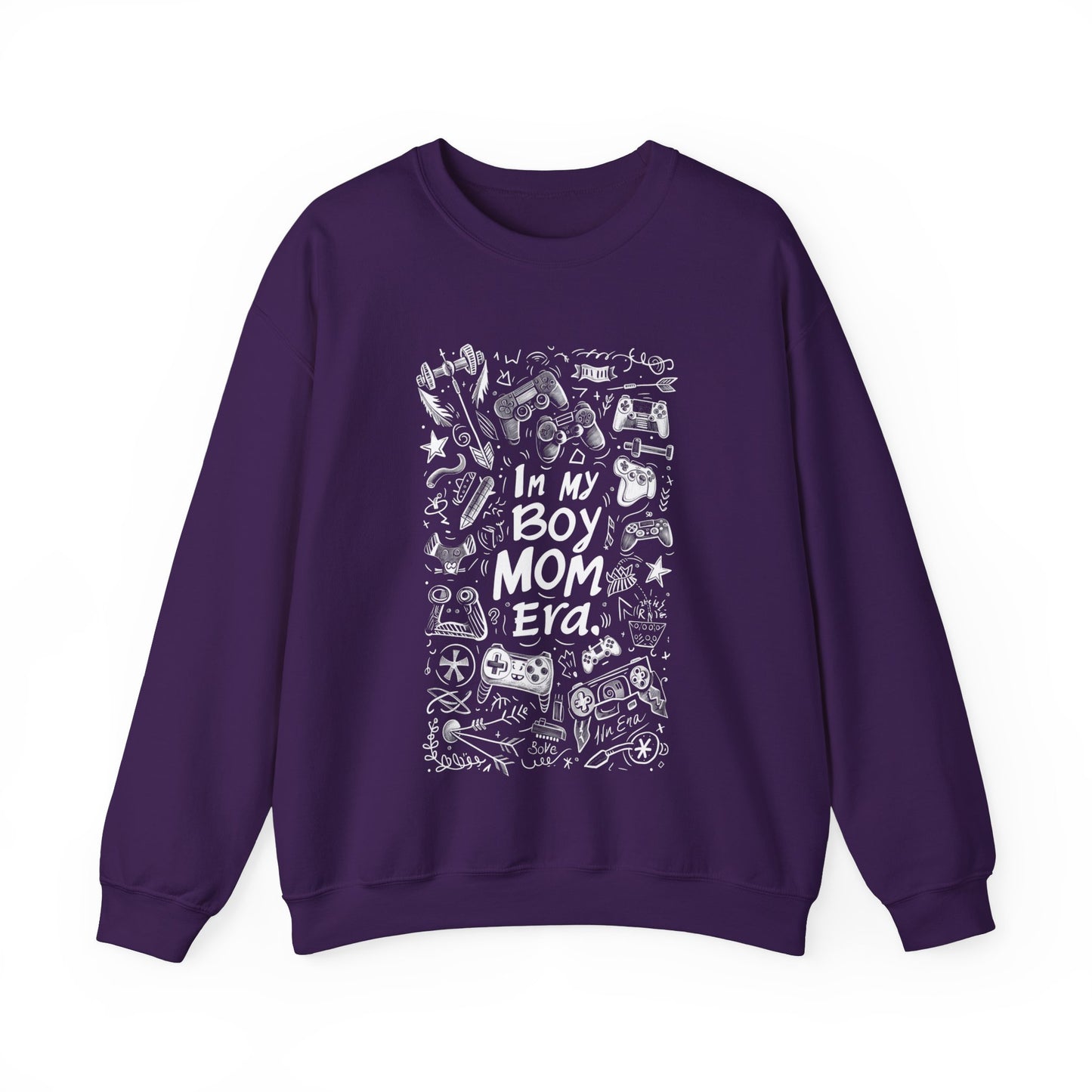 Unisex Heavy Blend™ Crewneck Sweatshirt - In My Boy Mom Era - Gamer