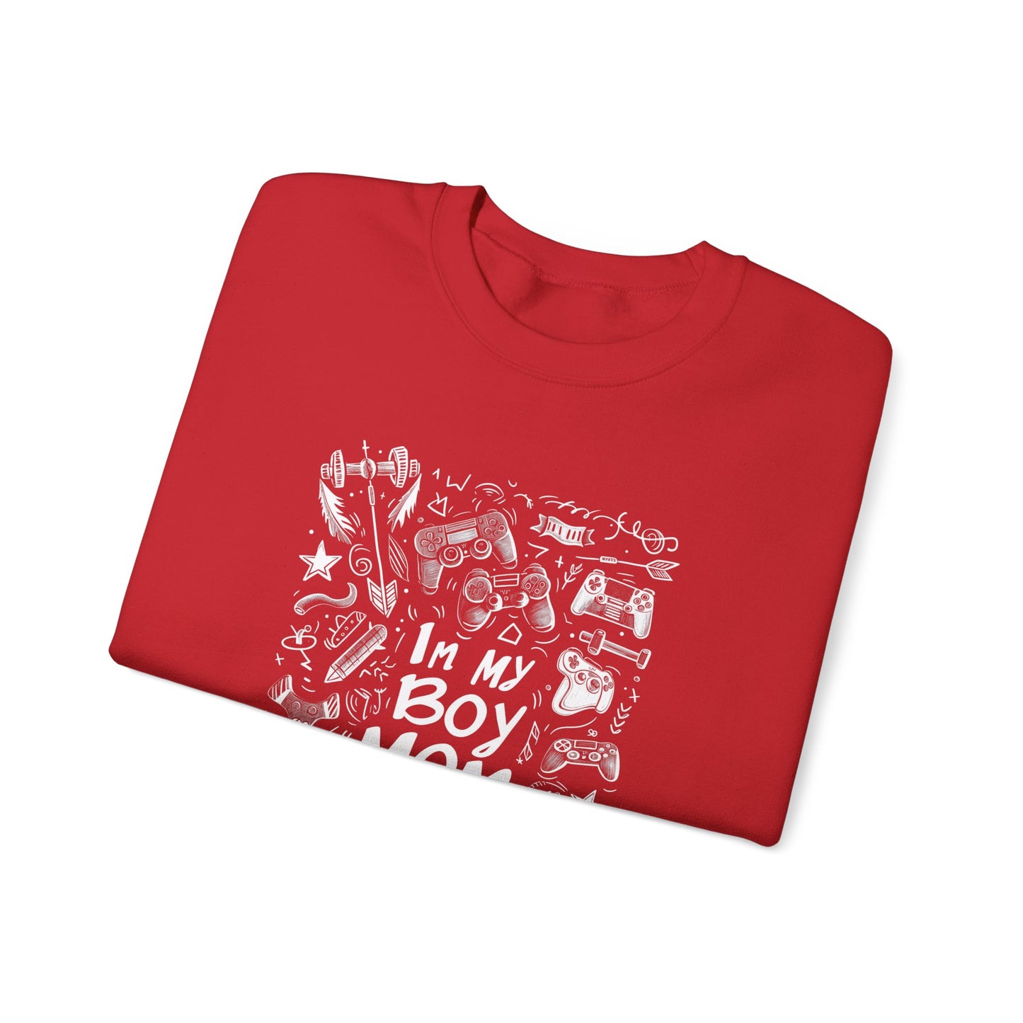 Unisex Heavy Blend™ Crewneck Sweatshirt - In My Boy Mom Era - Gamer