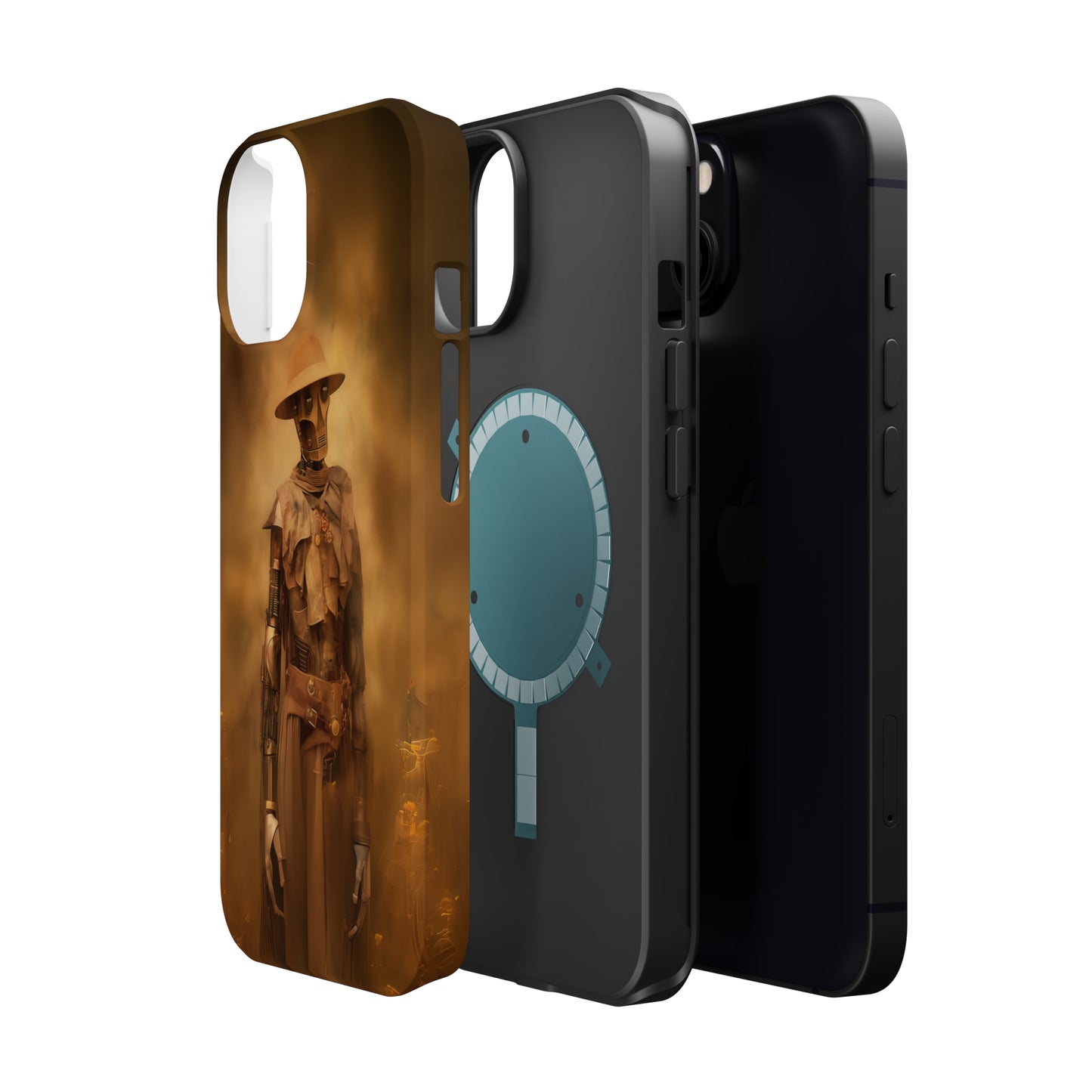 MagSafe Tough iPhone Case - C3P0 Wild West Photography Sepia Vintage Film