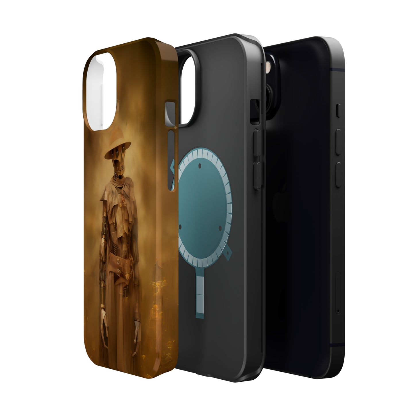 MagSafe Tough iPhone Case - C3P0 Wild West Photography Sepia Vintage Film