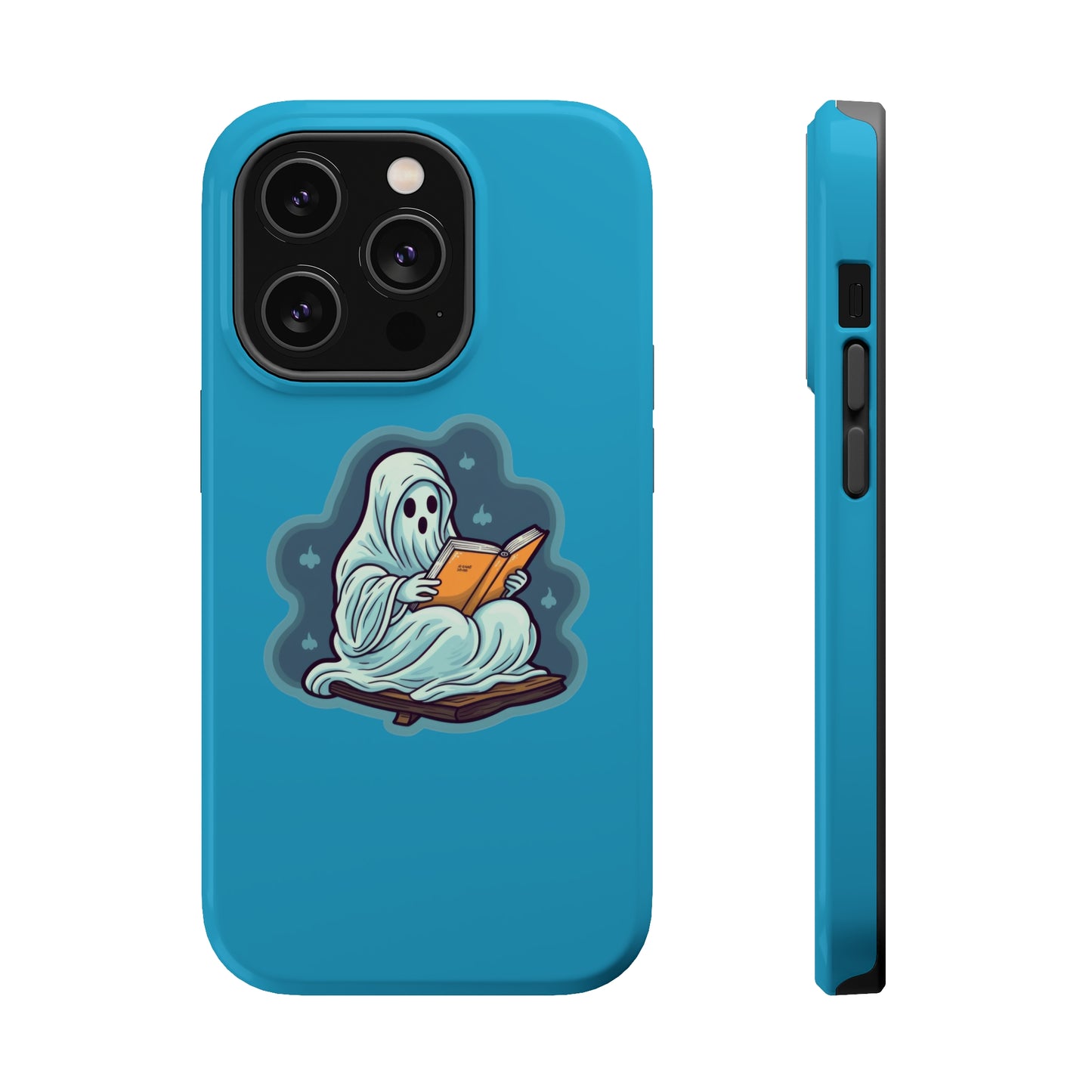Bookish Ghost Phone Case, Halloween Literary iPhone Case, Teacher's Halloween Present, Librarian Themed Phone Case, Spooky Ghost iPhone Case
