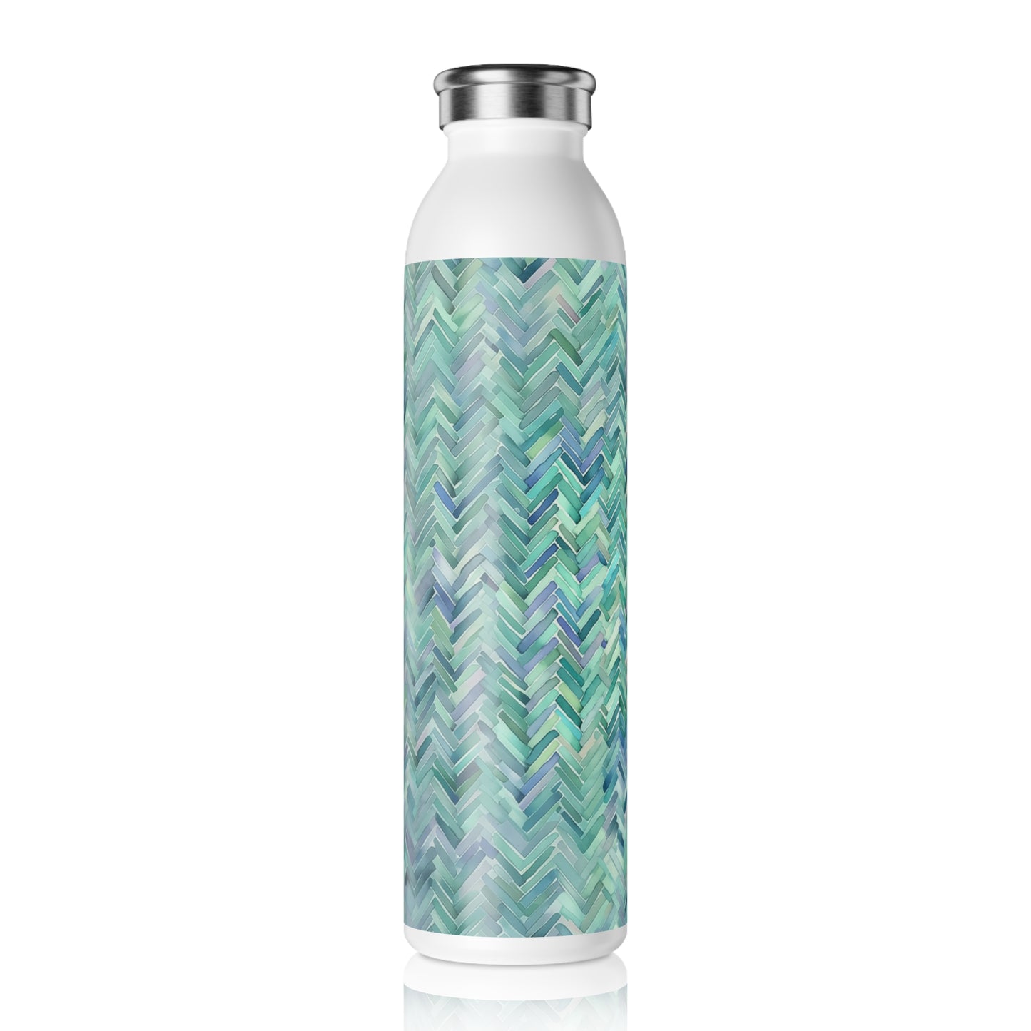 Slim Water Bottle - Piers Orleans Herringbone