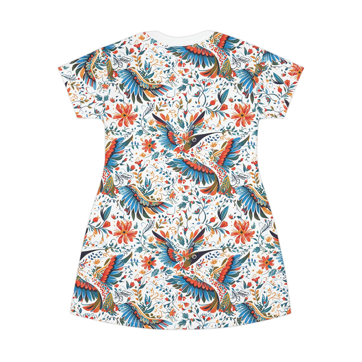 TShirt Dress - Colibri Abstract