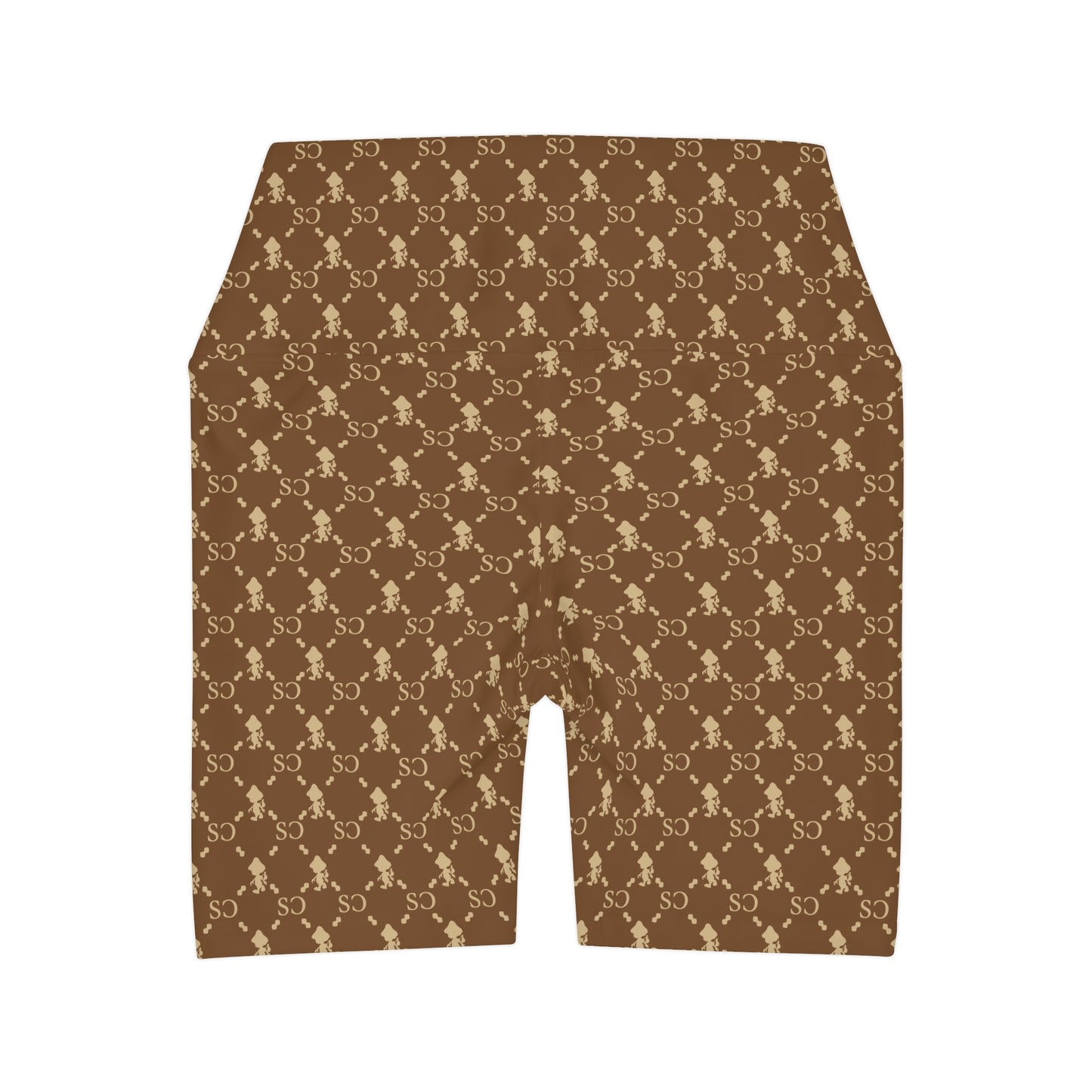 High Waisted Yoga Shorts - SmurfCat Gooch