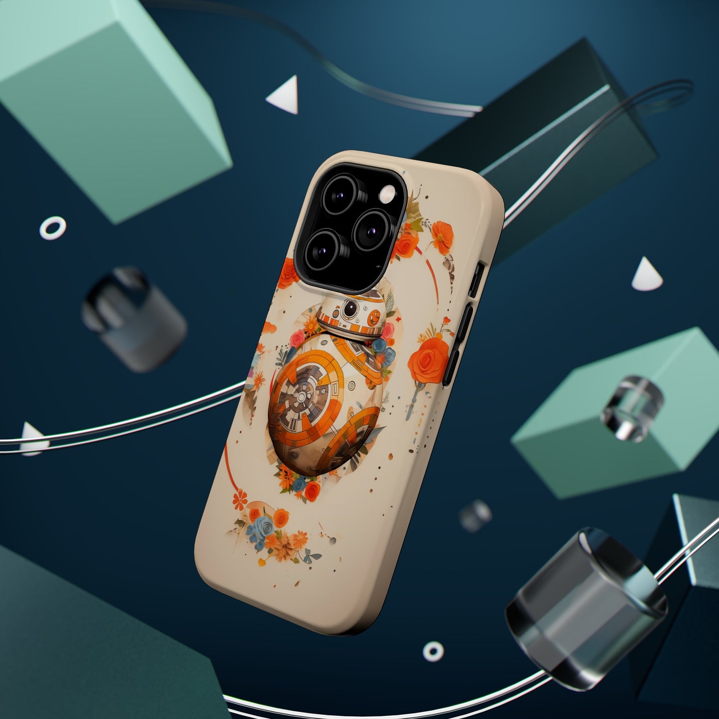 MagSafe Tough iPhone Case - BB-8 Paper Cut Craft Illustration
