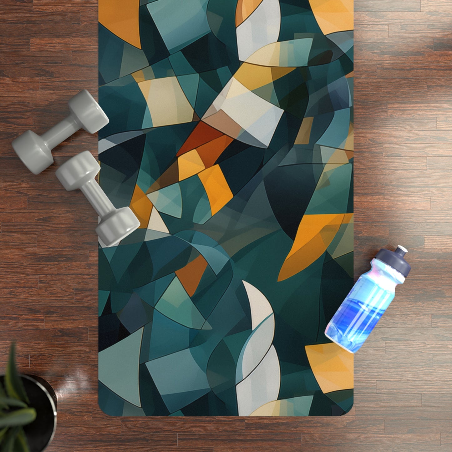 Rubber Yoga Mat- Madalena Madrid Madras