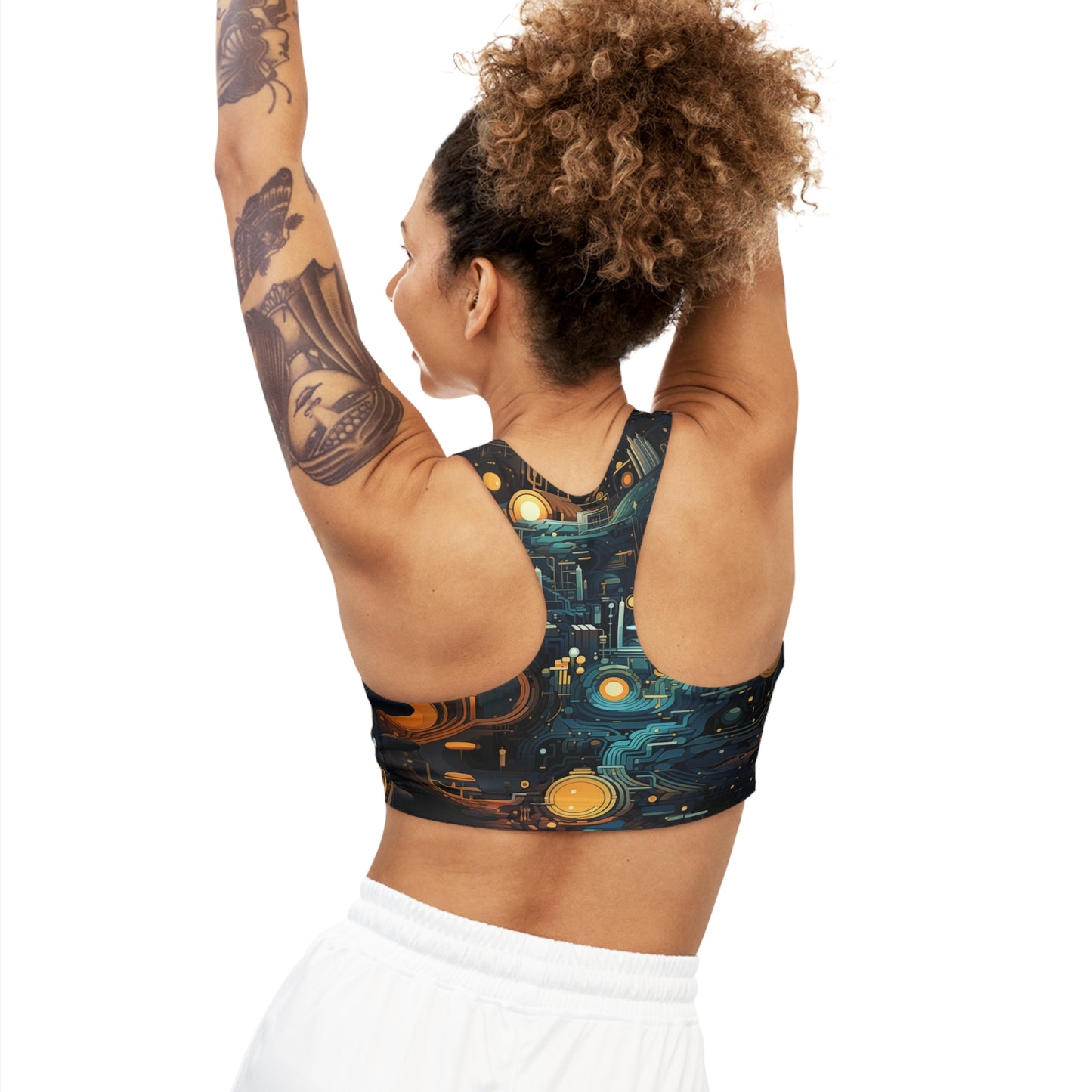 Sports Bra - Hildegund Tadasana 8bit