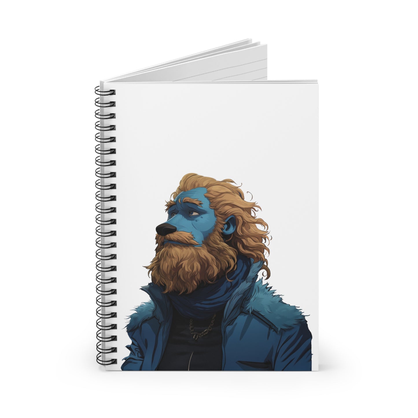 Spiral Notebook with Ruled Line - Bluey Tormund