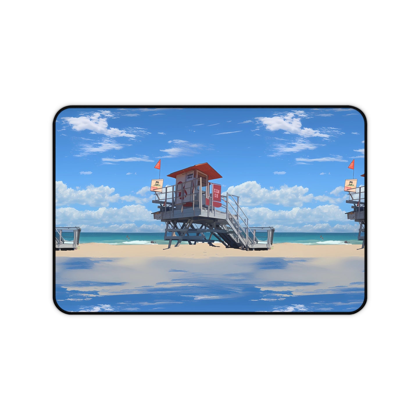 Desk Mat - Love and Santa Monica