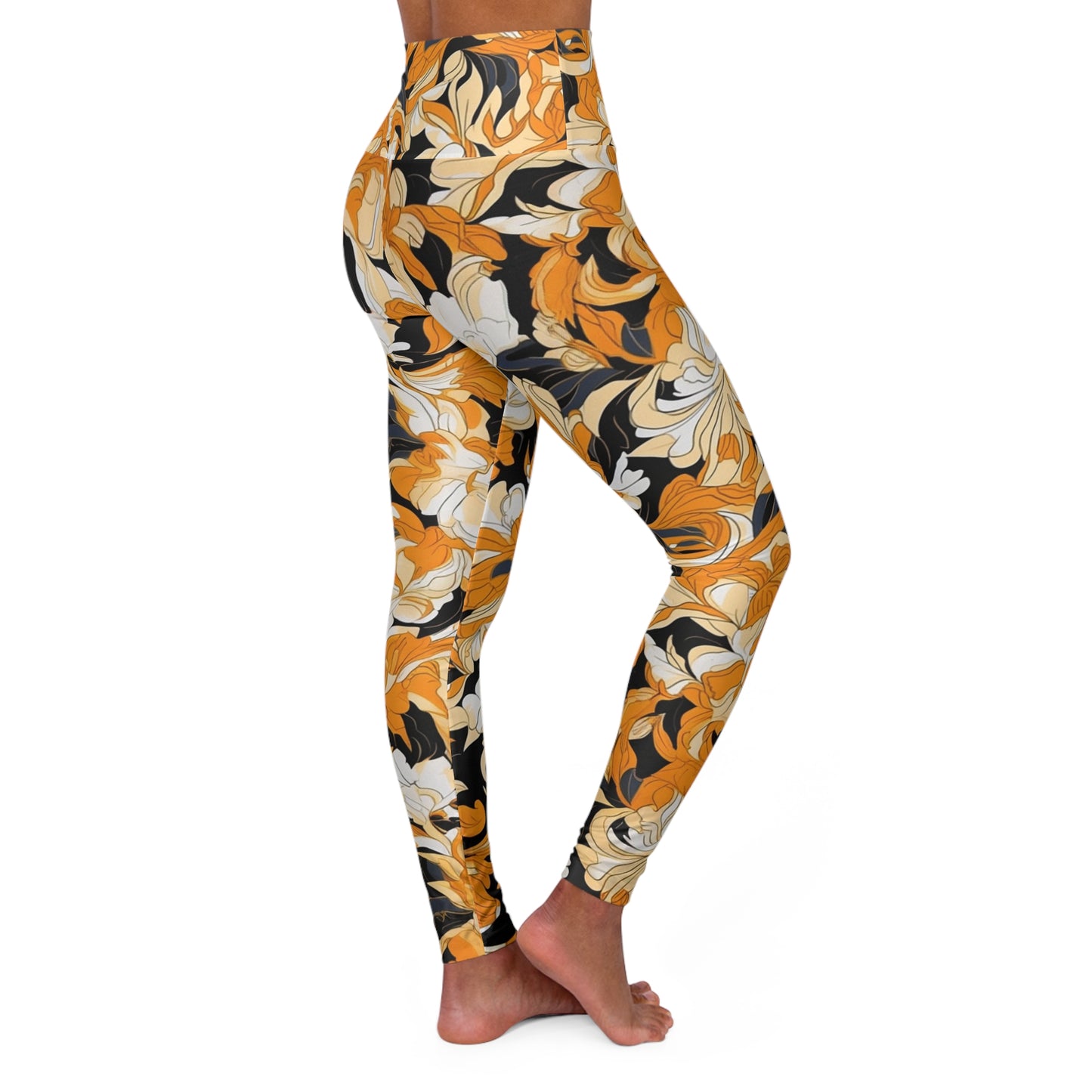 High Waisted Leggings - Vermeer Burgundy