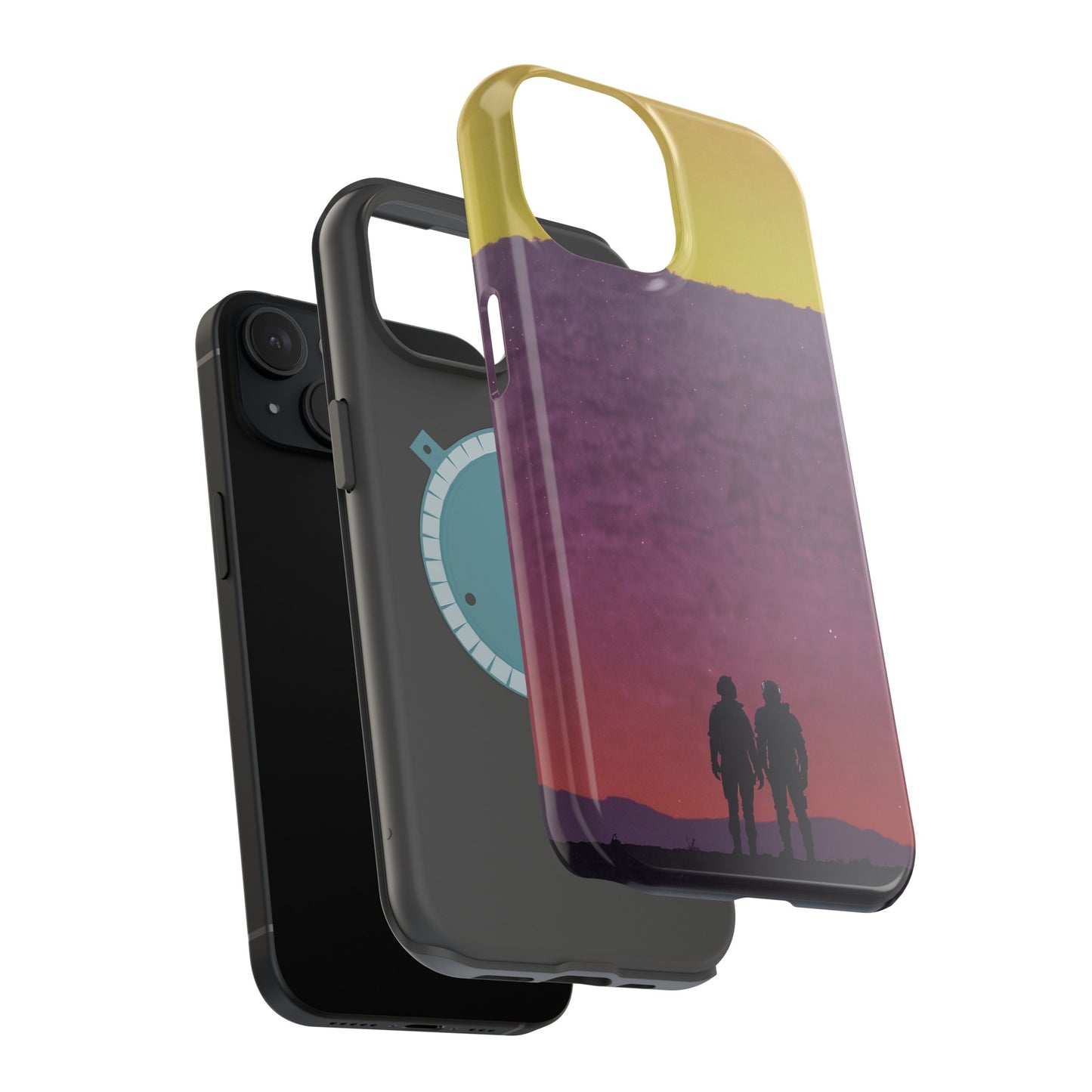 MagSafe Tough iPhone Case - "Cosmic Synthwave"