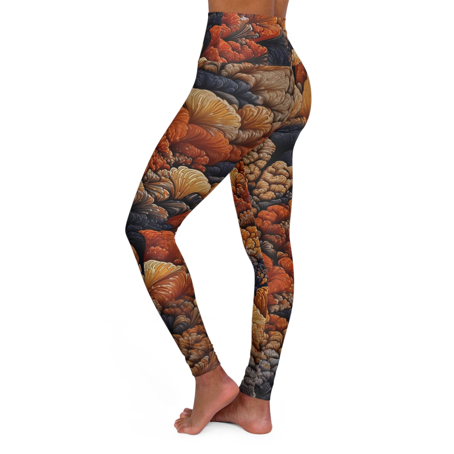 High Waisted Leggings - Haarlem Impressionism