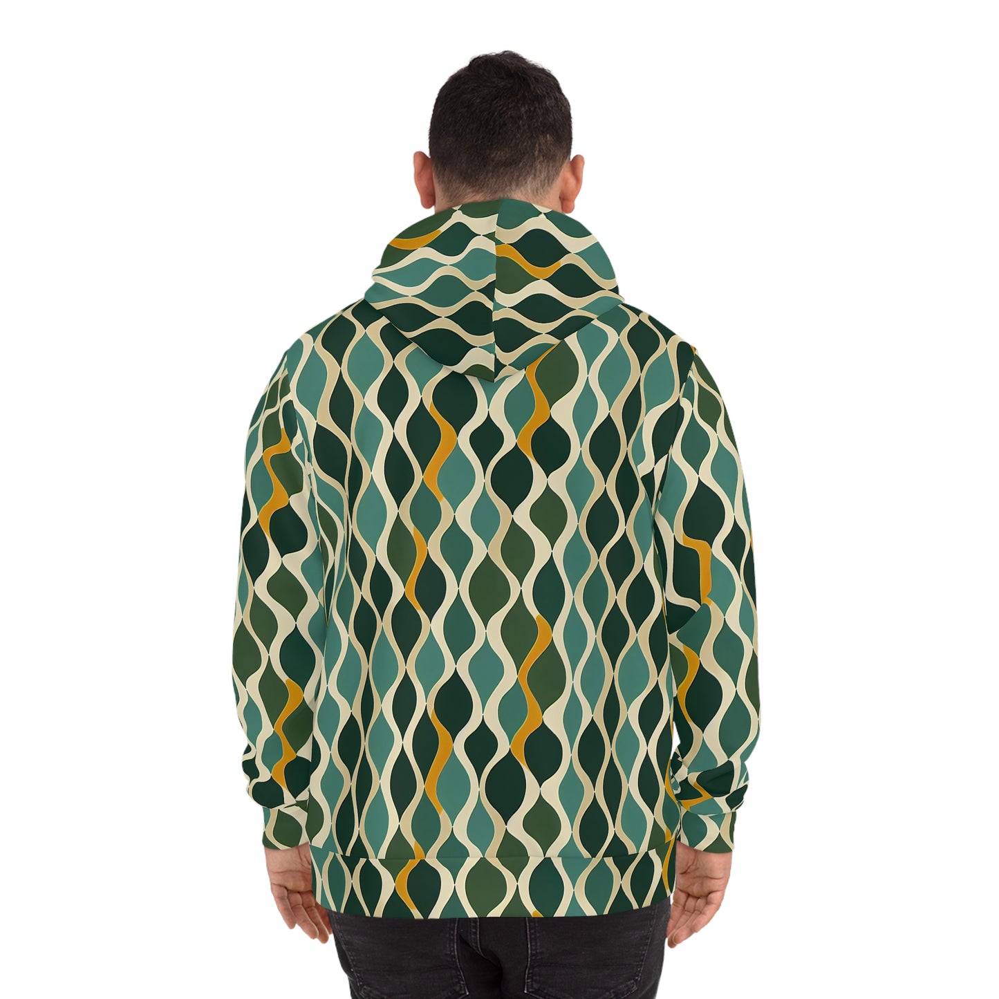 Hoodie - Deco Aqua Ringlets