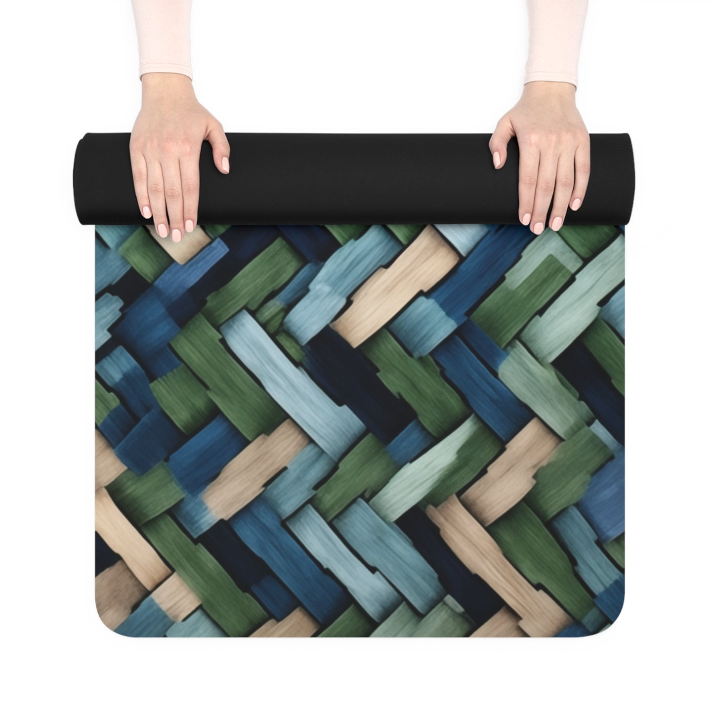 Rubber Yoga Mat- Orchidia Parisian