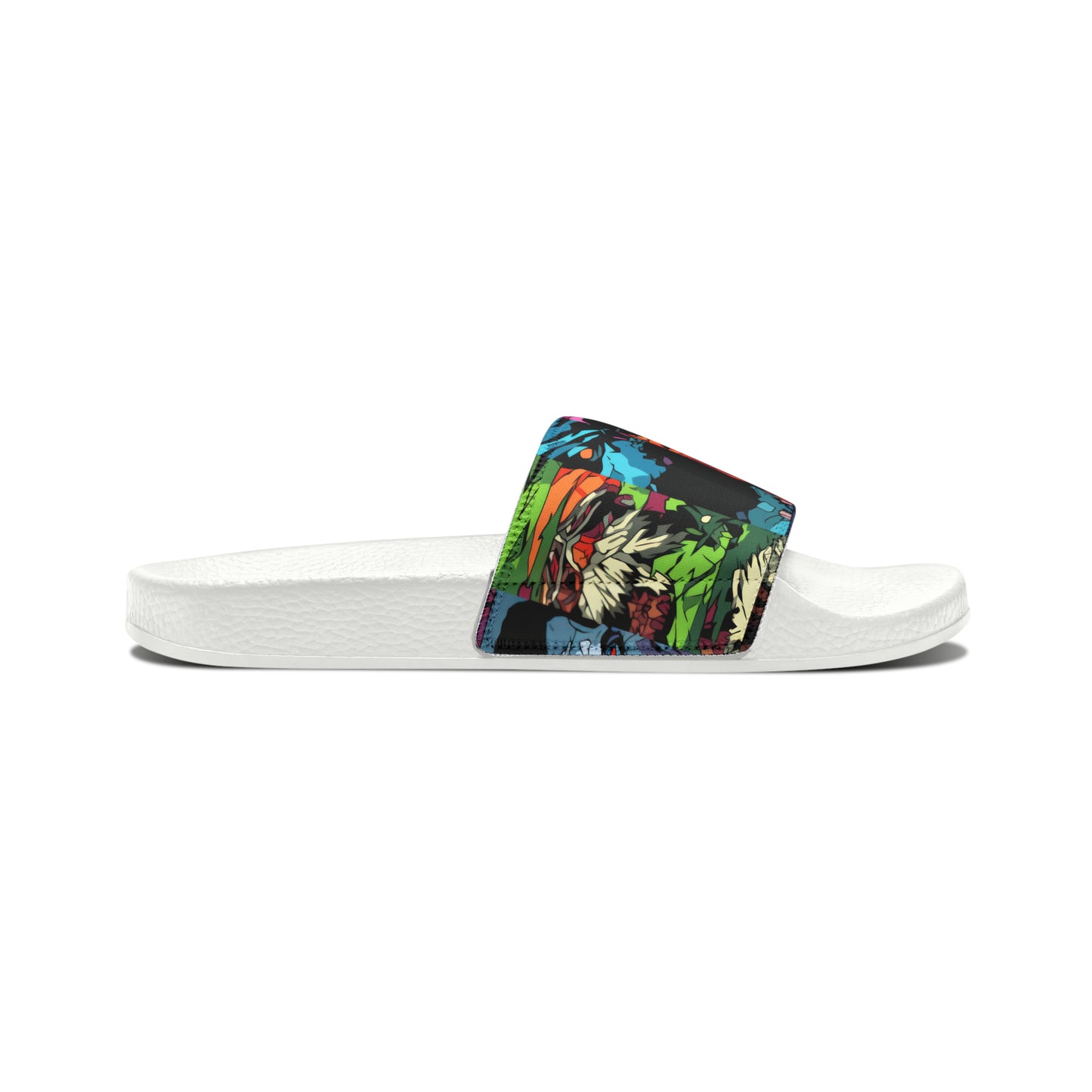 Men's Slide Sandals - Spooky Monsters Anime Beta