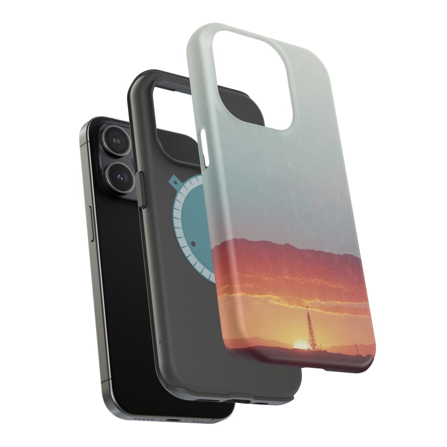 MagSafe Tough iPhone Case - "Galactic Synthwave"