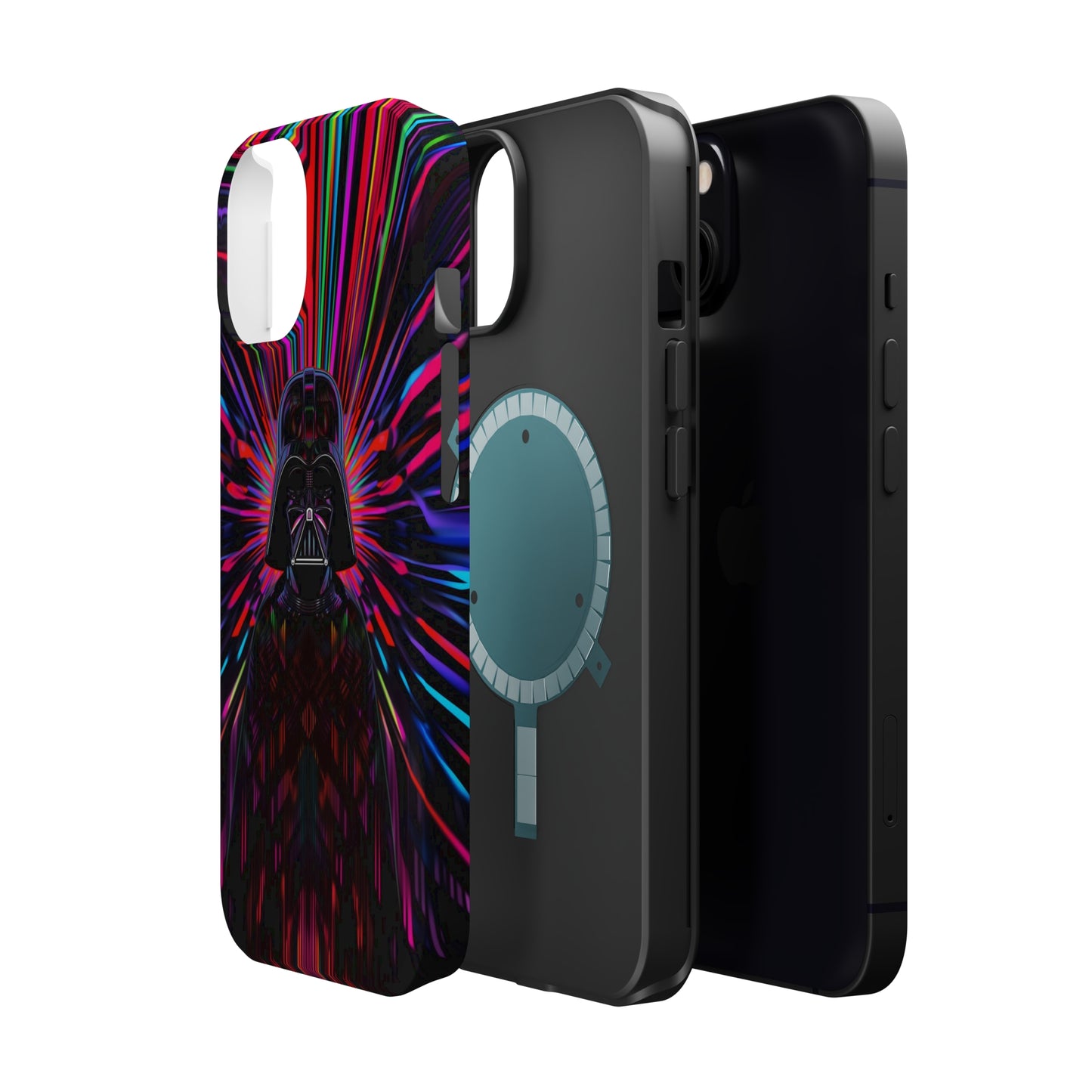 MagSafe Tough iPhone Case - Darth Vader Op Art Vintage