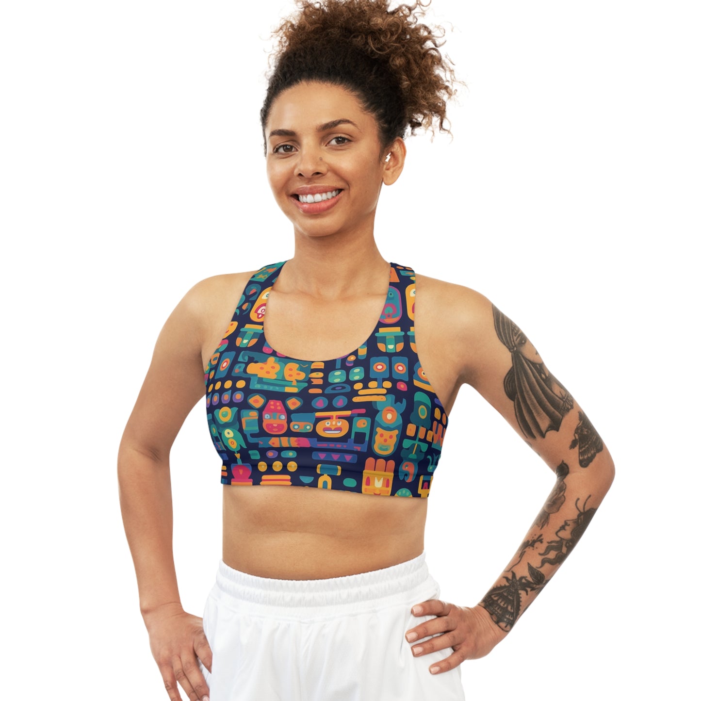Sports Bra - Anika Trikonasana Space Invader