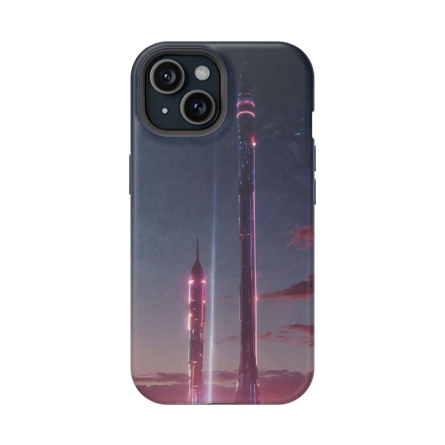 MagSafe Tough iPhone Case - Galactic Cyberpunk
