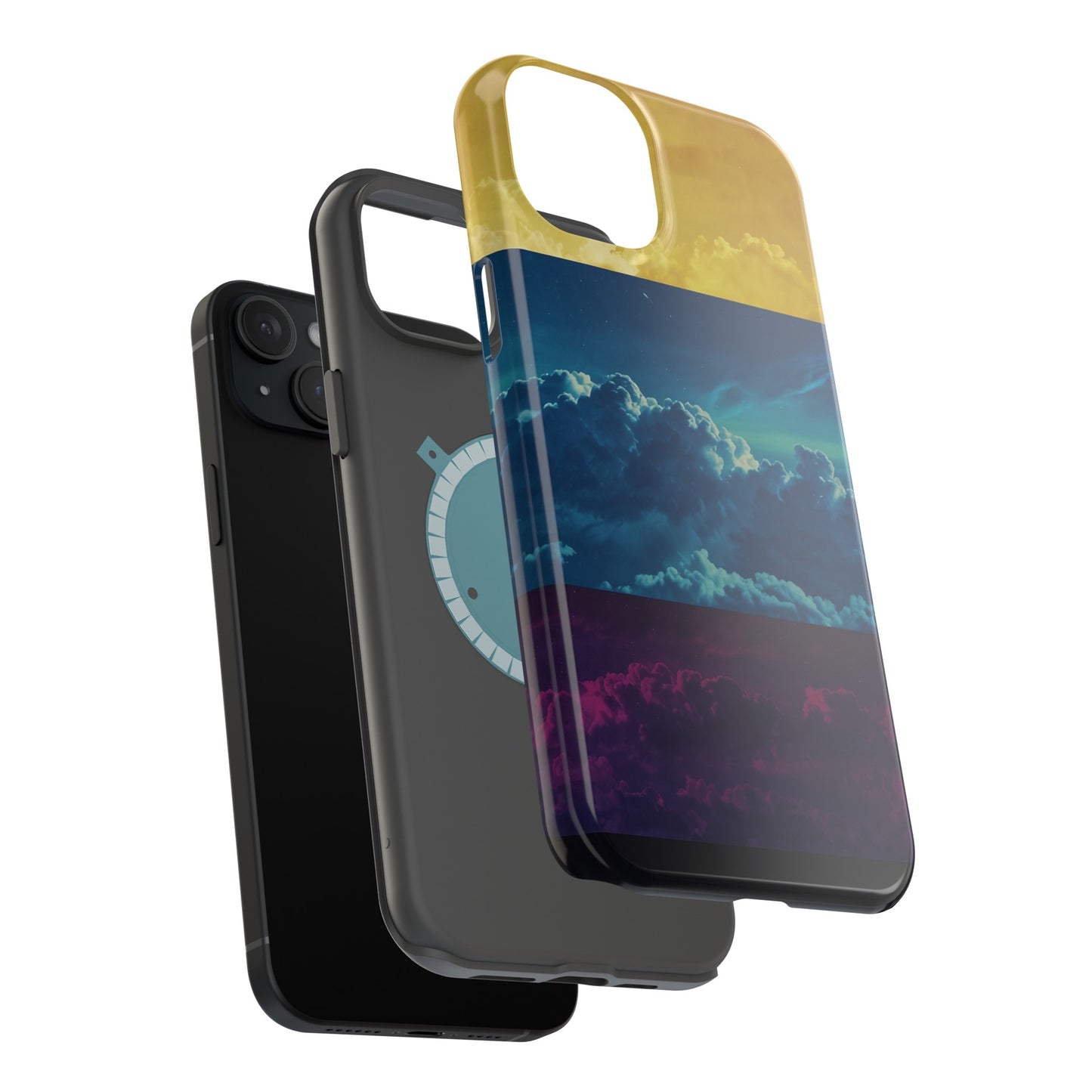 MagSafe Tough iPhone Case - "Nebula Synthwave"