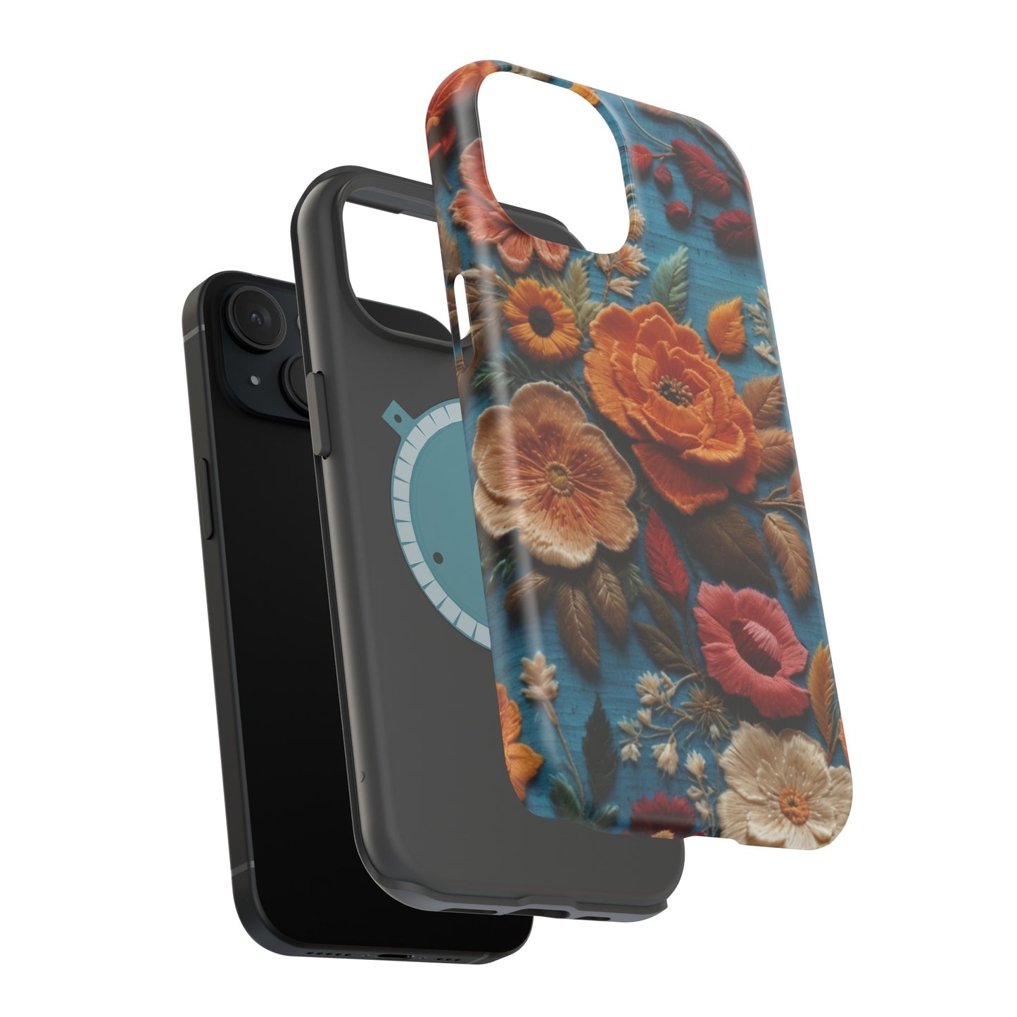 MagSafe Tough iPhone Case - Embroidered Artistry