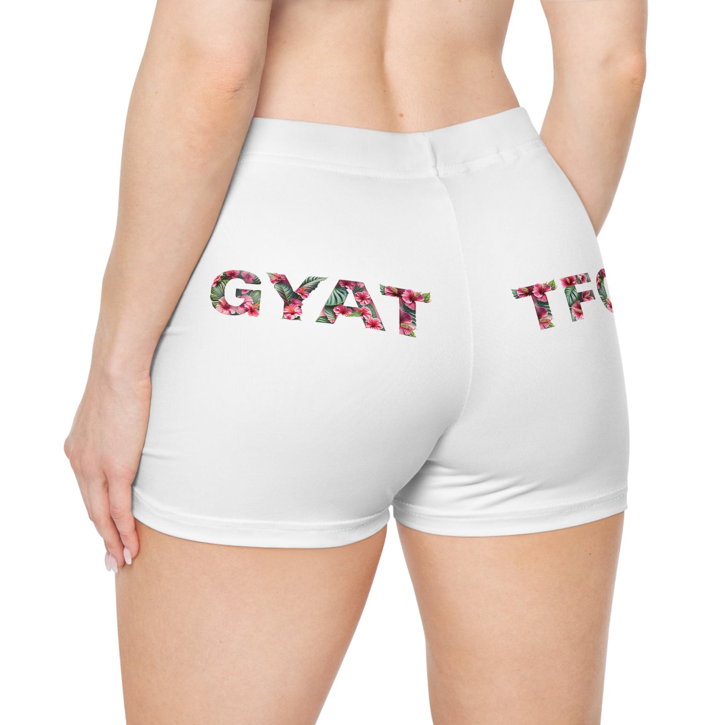 Women's Workout Shorts | GYAT TFOH Hawaiian Hibiscus