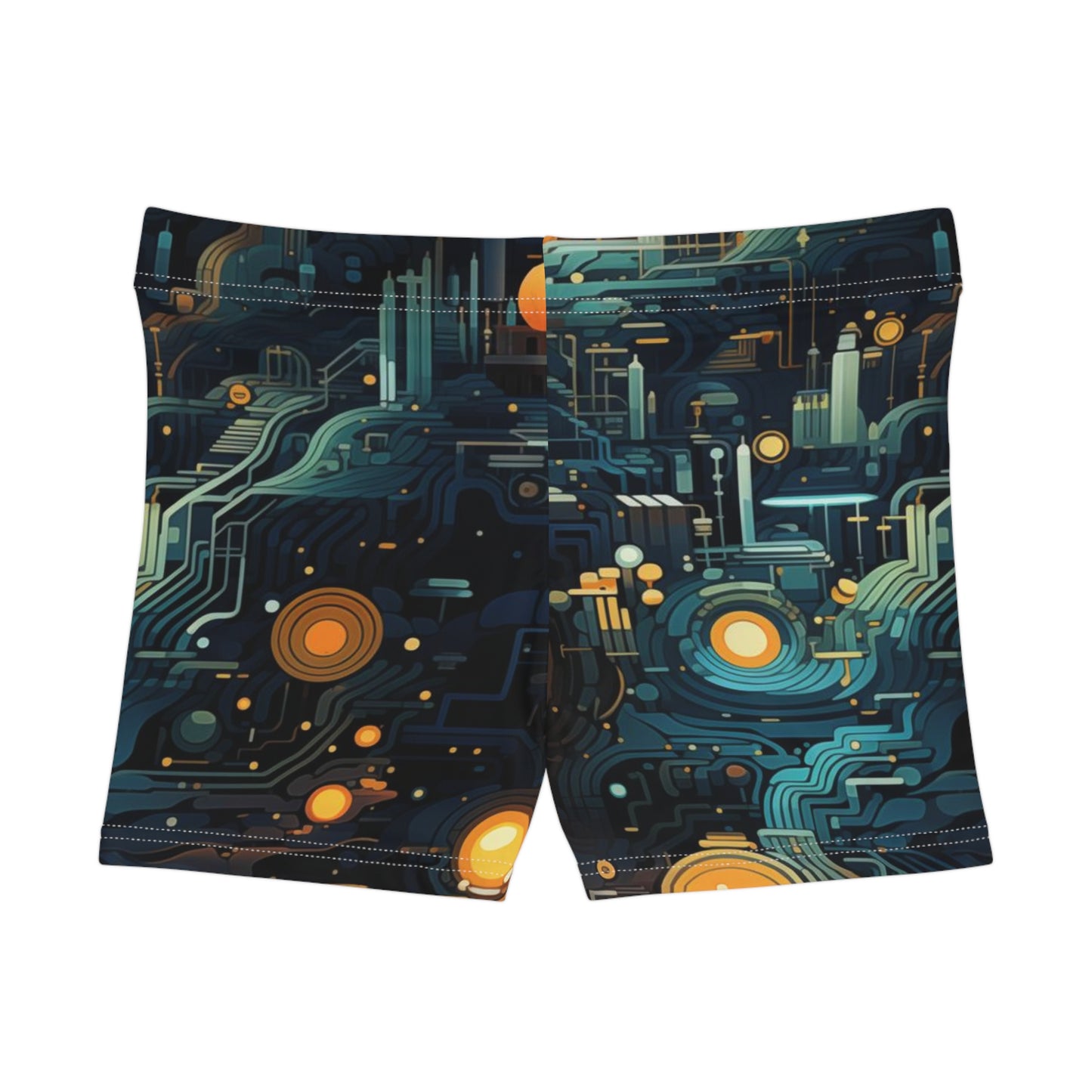 Workout Shorts - Hildegund Tadasana 8bit
