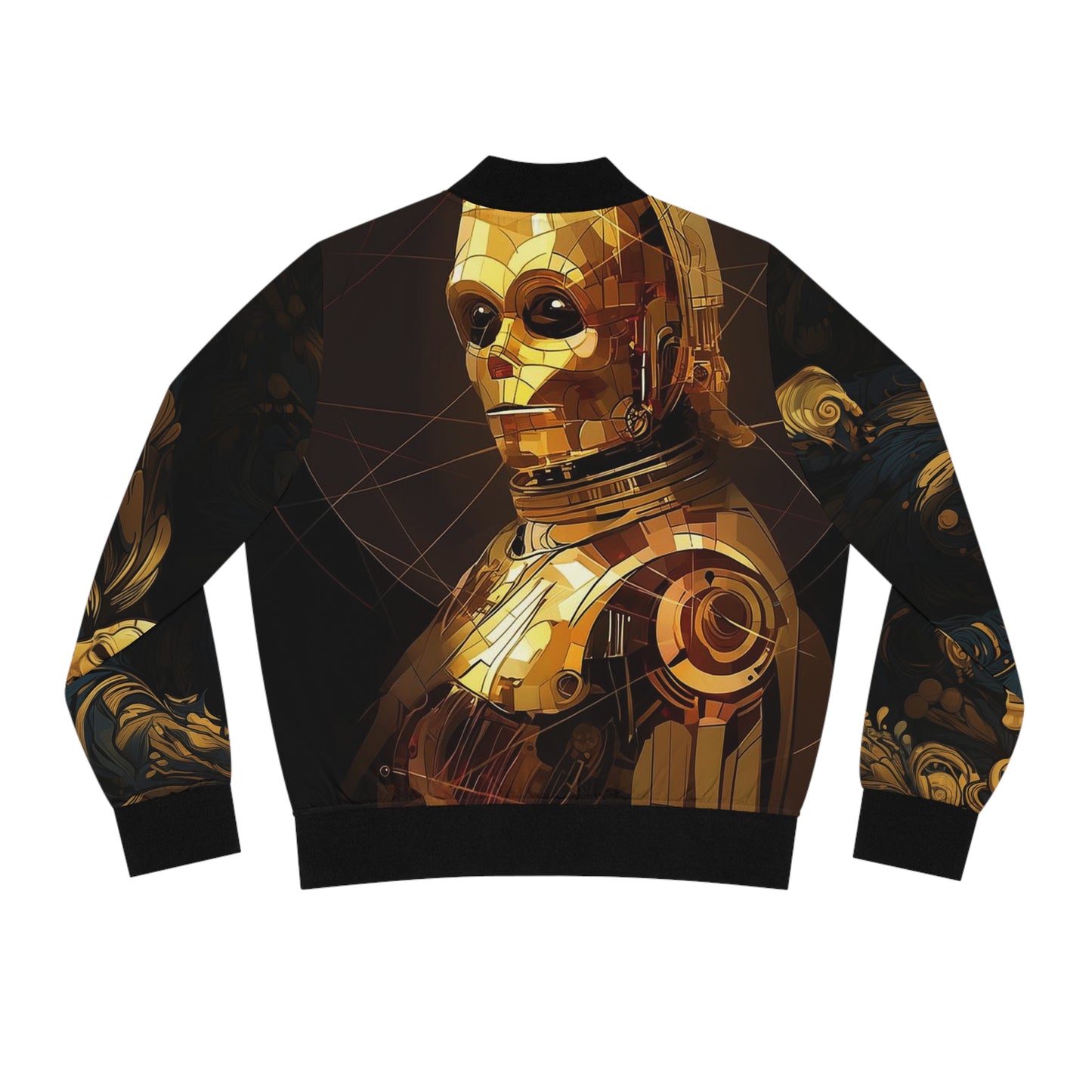 Women's Bomber Jacket - C3P0 Diagrammatic drawing