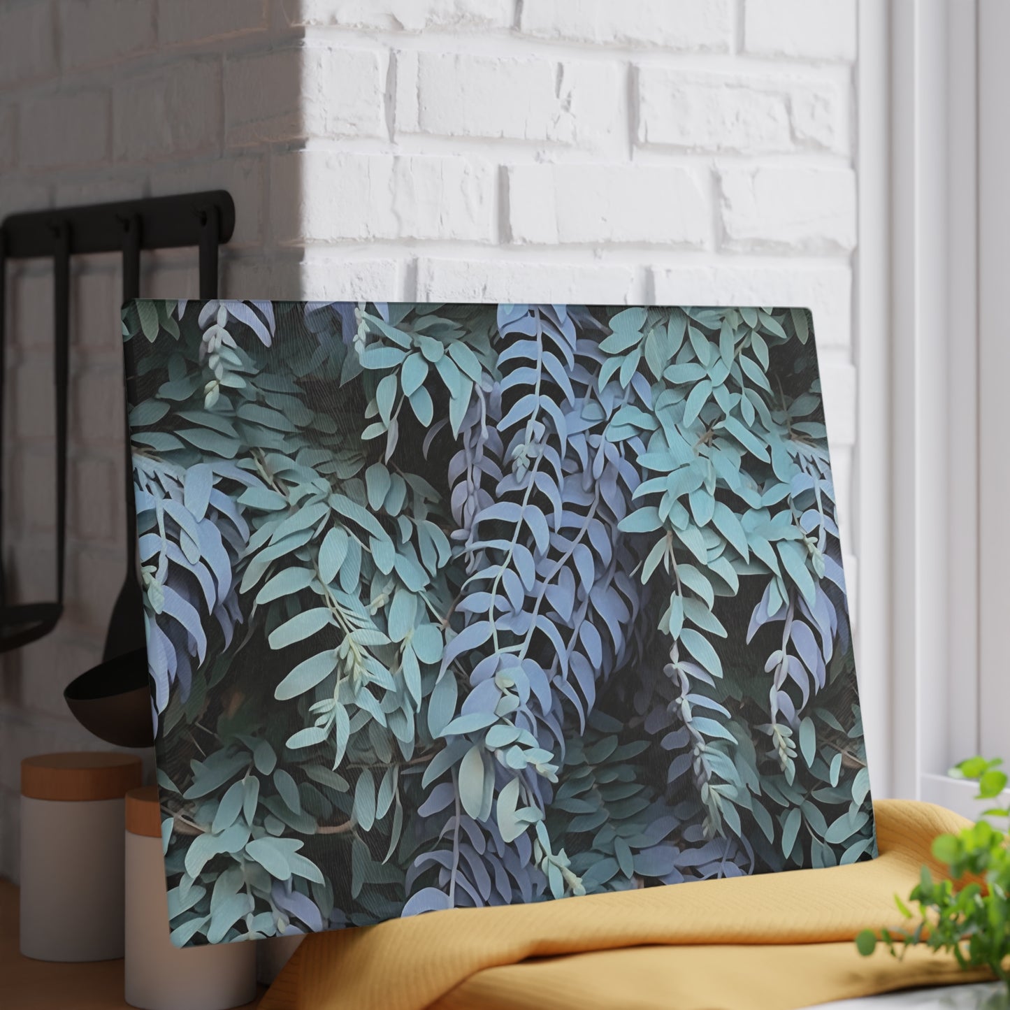 Glass Cutting Board - Purple Sage, Purple Sage