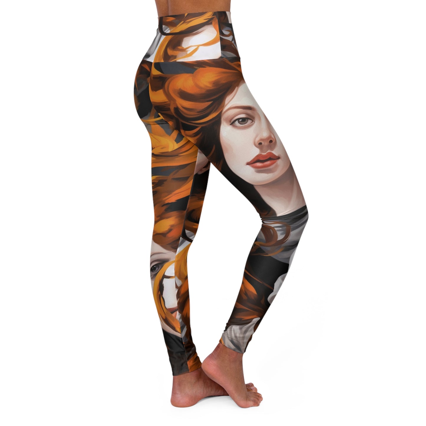 High Waisted Leggings - Amberite