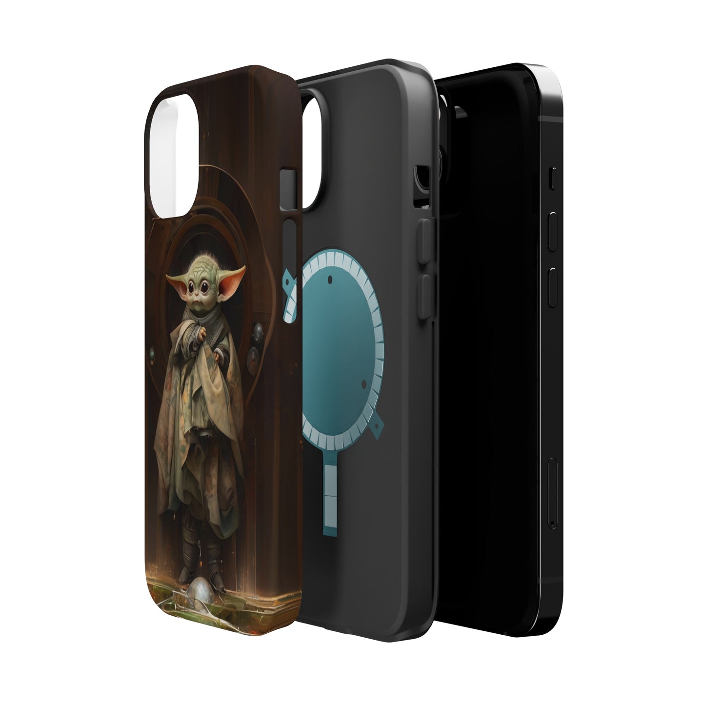 MagSafe Tough iPhone Case - Baby Yoda Grogu Renaissance Painting