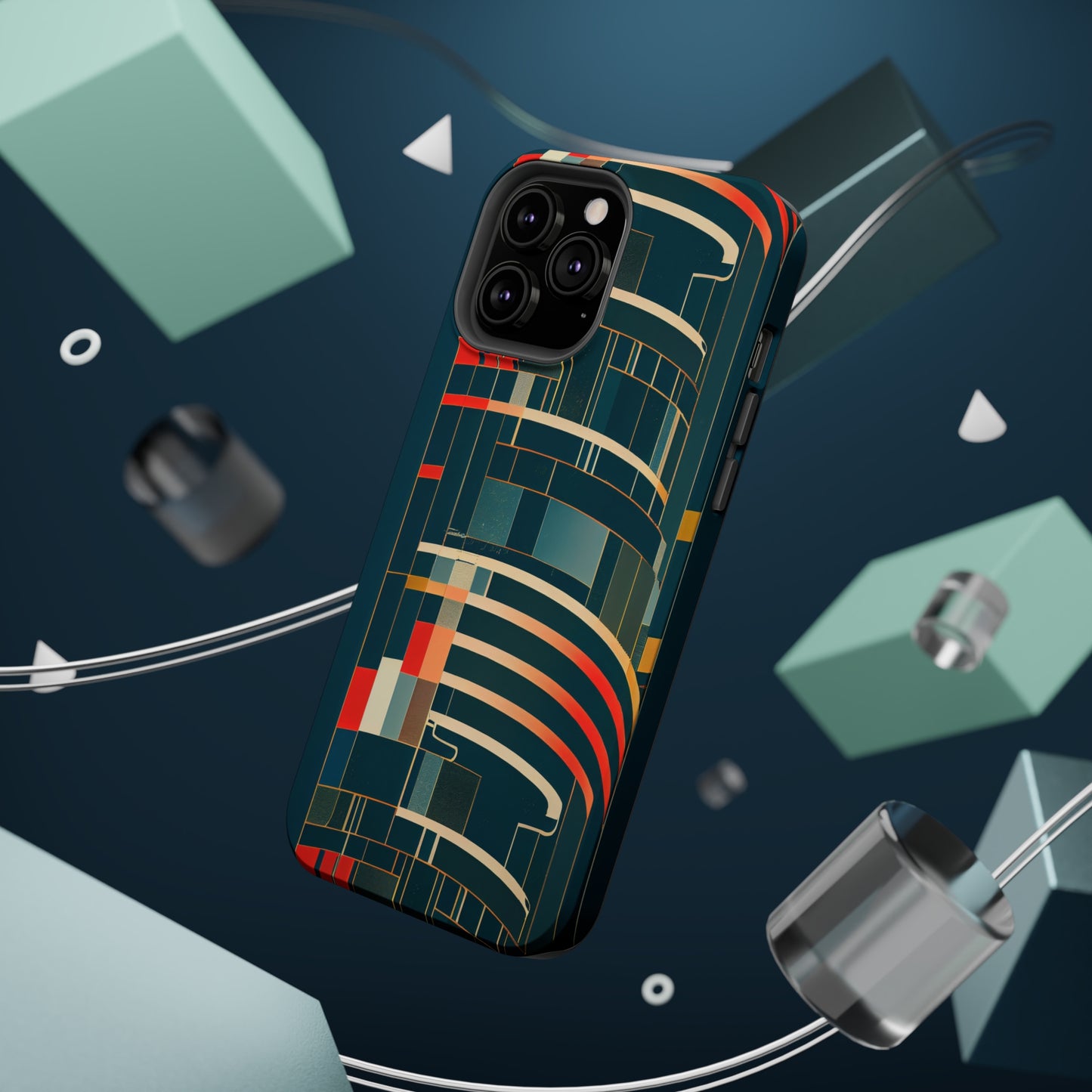MagSafe Tough iPhone Case - Mecha Modernist