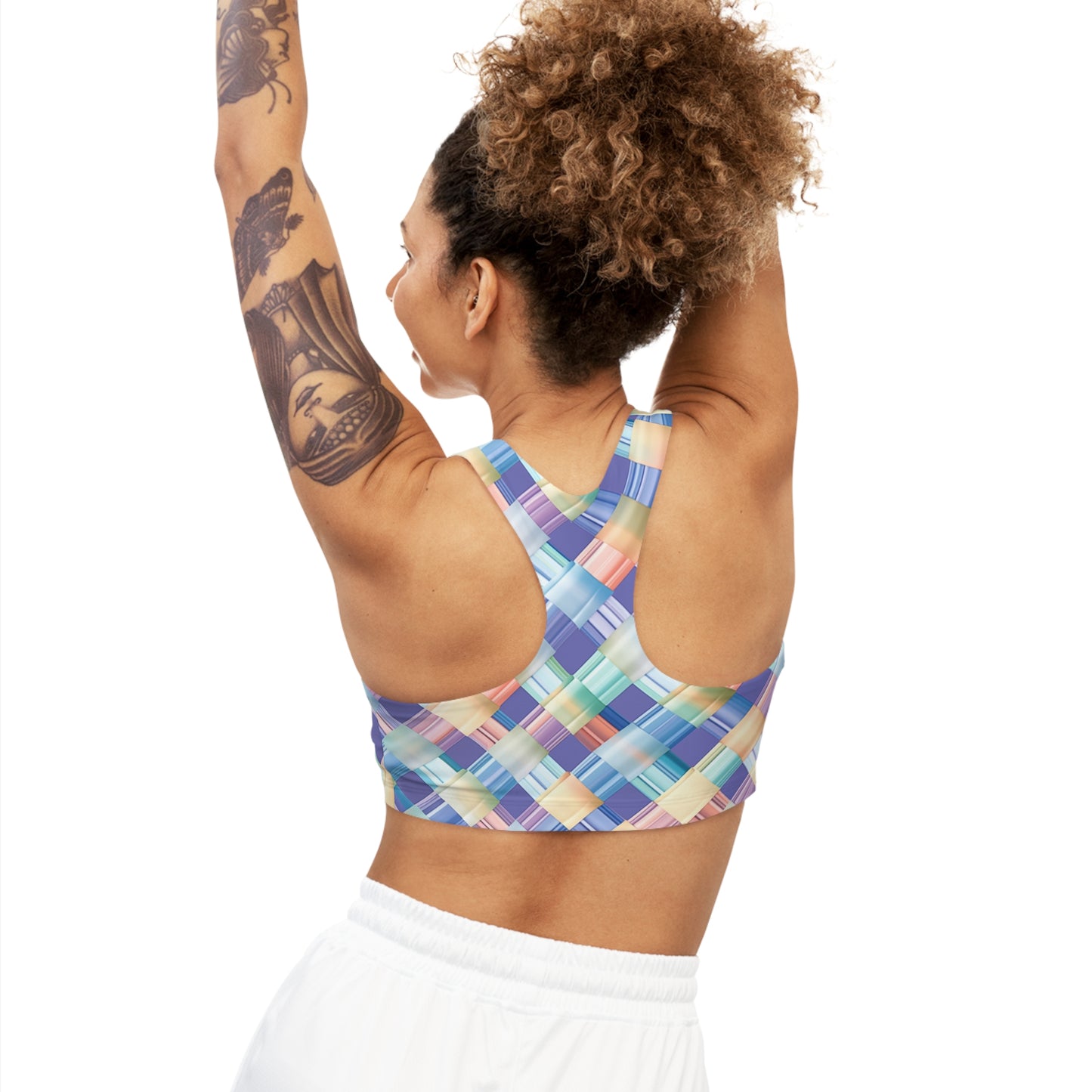 Sports Bra - Edmund London Gingham
