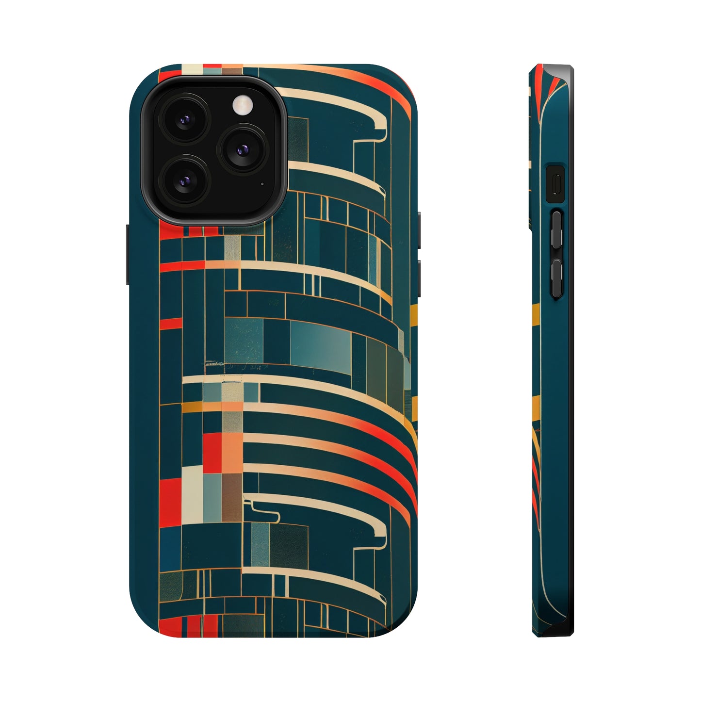 MagSafe Tough iPhone Case - Mecha Modernist