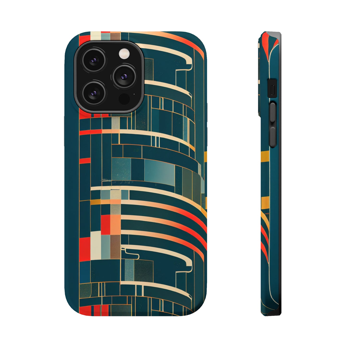 MagSafe Tough iPhone Case - Mecha Modernist