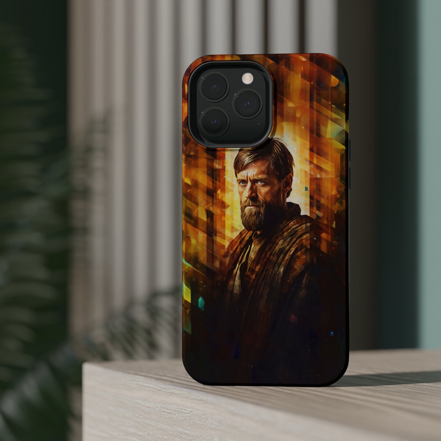 MagSafe Tough iPhone Case - Obi Wan Kenobi Abstract Expressionism