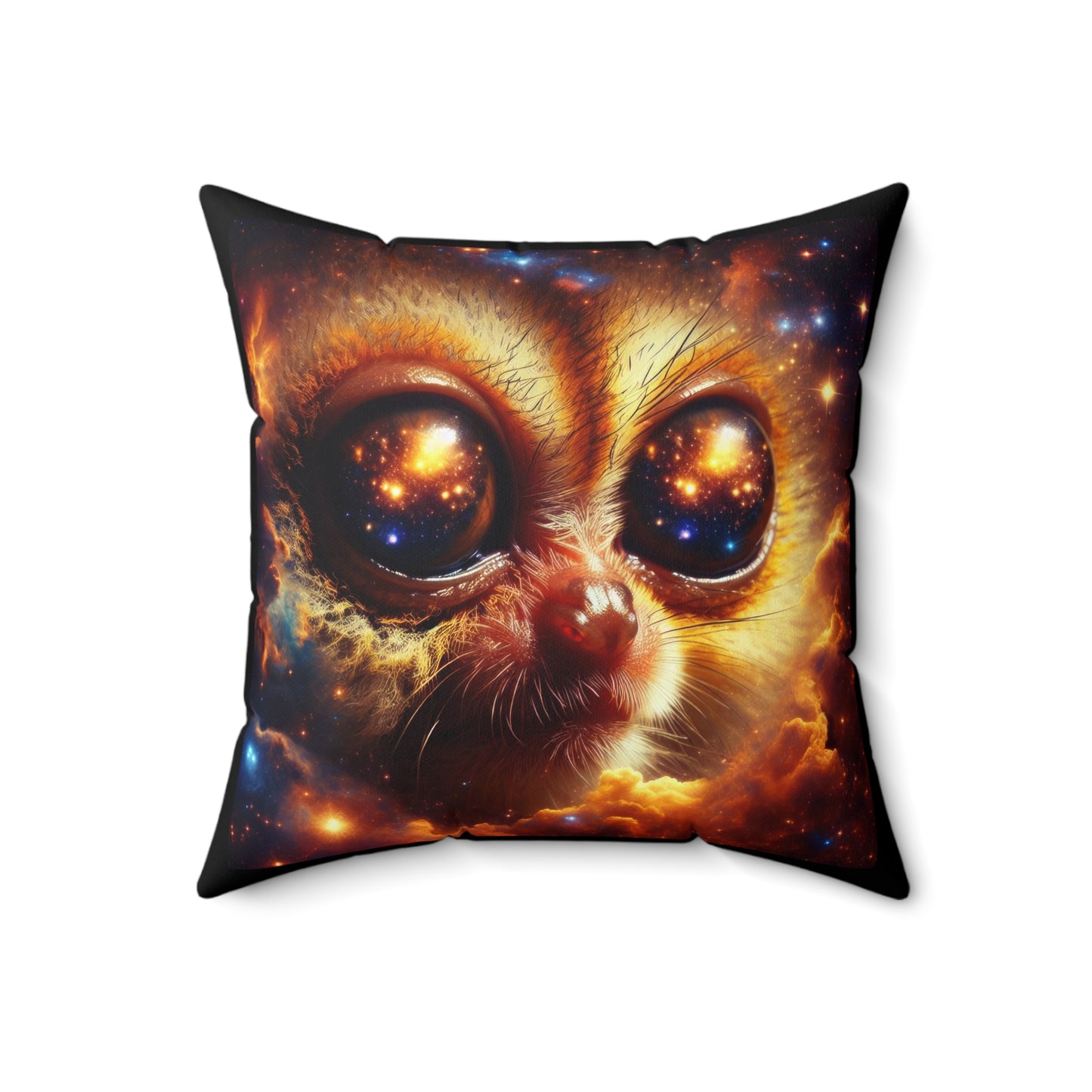 Spun Polyester Square Pillow - Tarsiers CosmicLevel