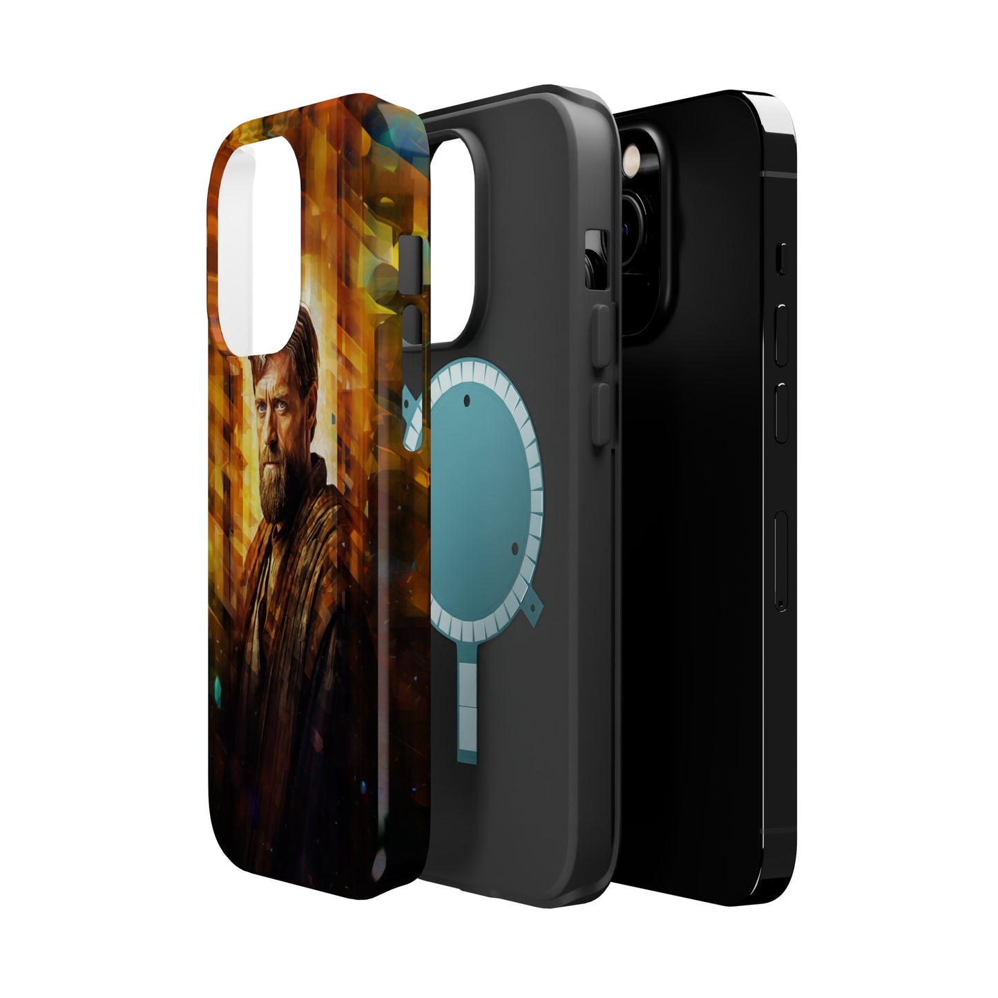 MagSafe Tough iPhone Case - Obi Wan Kenobi Abstract Expressionism
