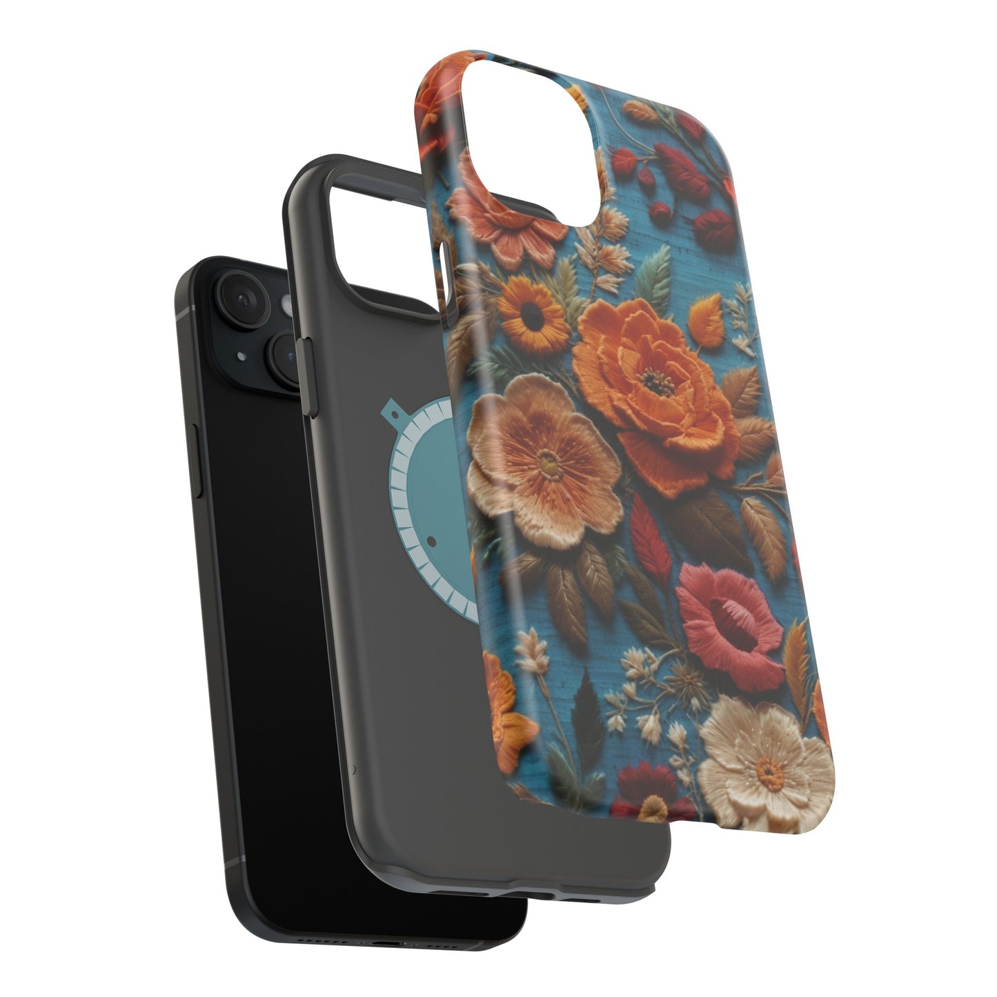 MagSafe Tough iPhone Case - Embroidered Artistry