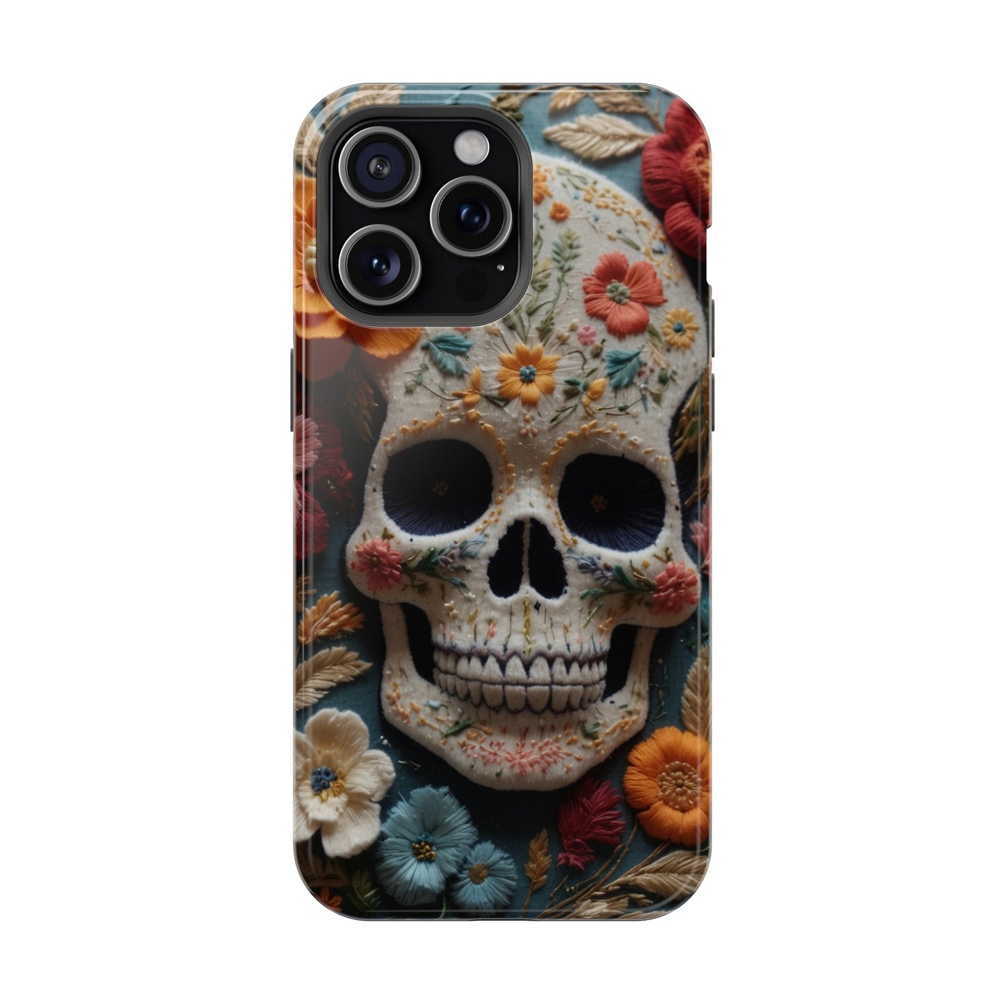 MagSafe Tough iPhone Case - "Embroidery Artistry"
