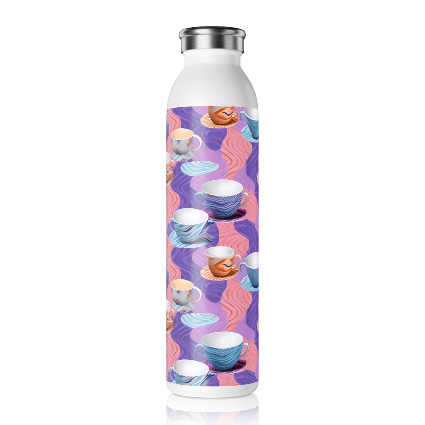 Slim Water Bottle - Emmalina Giverny Coffee Cups