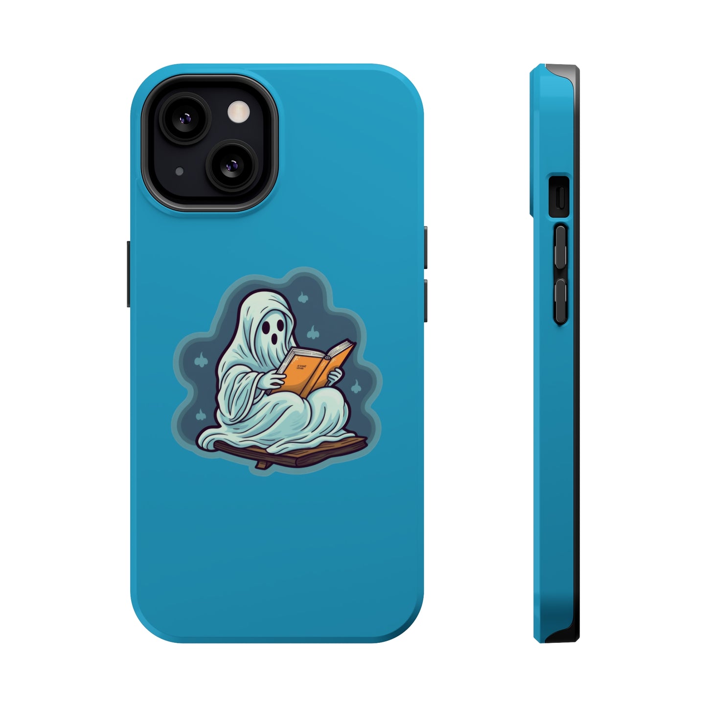 Bookish Ghost Phone Case, Halloween Literary iPhone Case, Teacher's Halloween Present, Librarian Themed Phone Case, Spooky Ghost iPhone Case