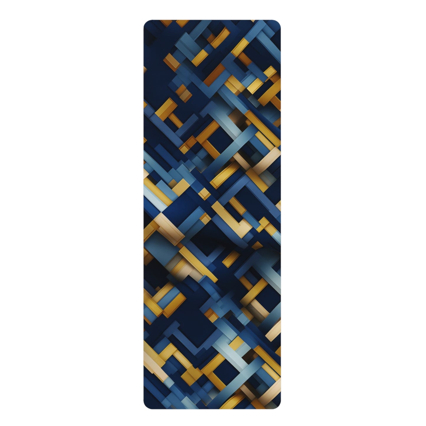 Rubber Yoga Mat- Luthera Salabhasana Plaid